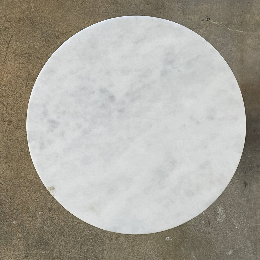 Table d'appoint avec plateau en marbre