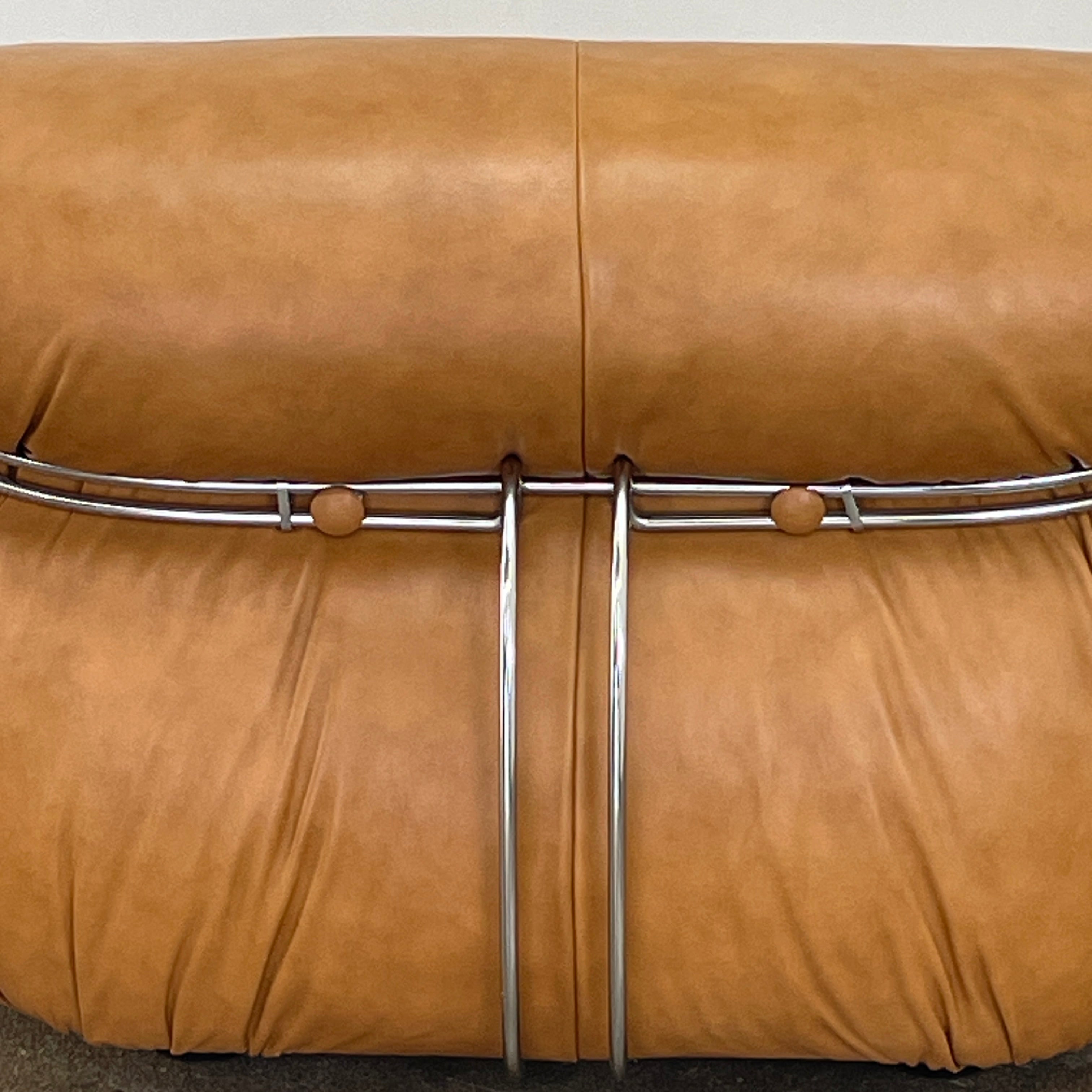 Chaises Cassina Soriana vintage des années 1970 par Afra &amp; Tobia Scarpa, lot de 2