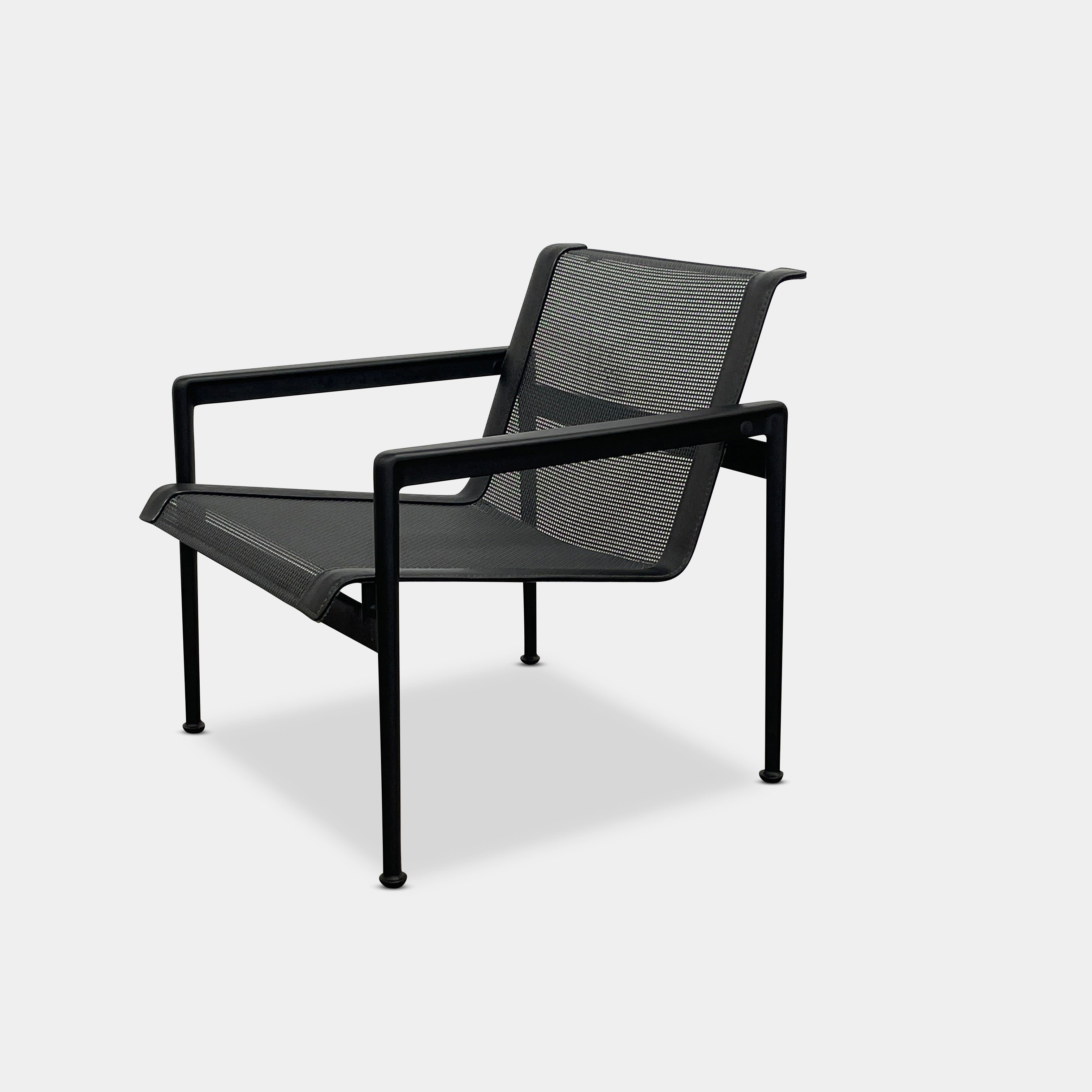 Fauteuil Knoll 1966 avec accoudoirs, noir