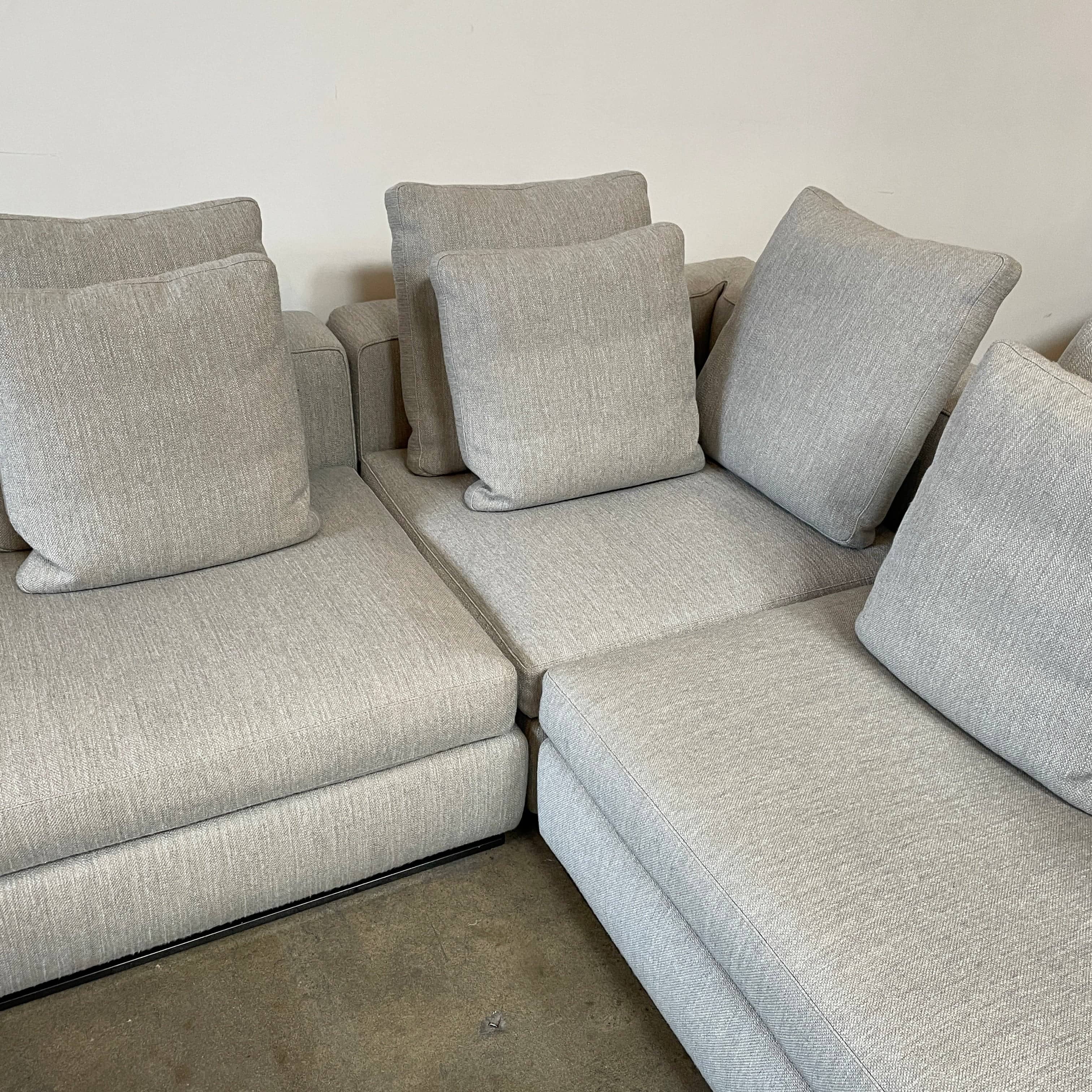 Canapé d'angle Minotti Leonard
