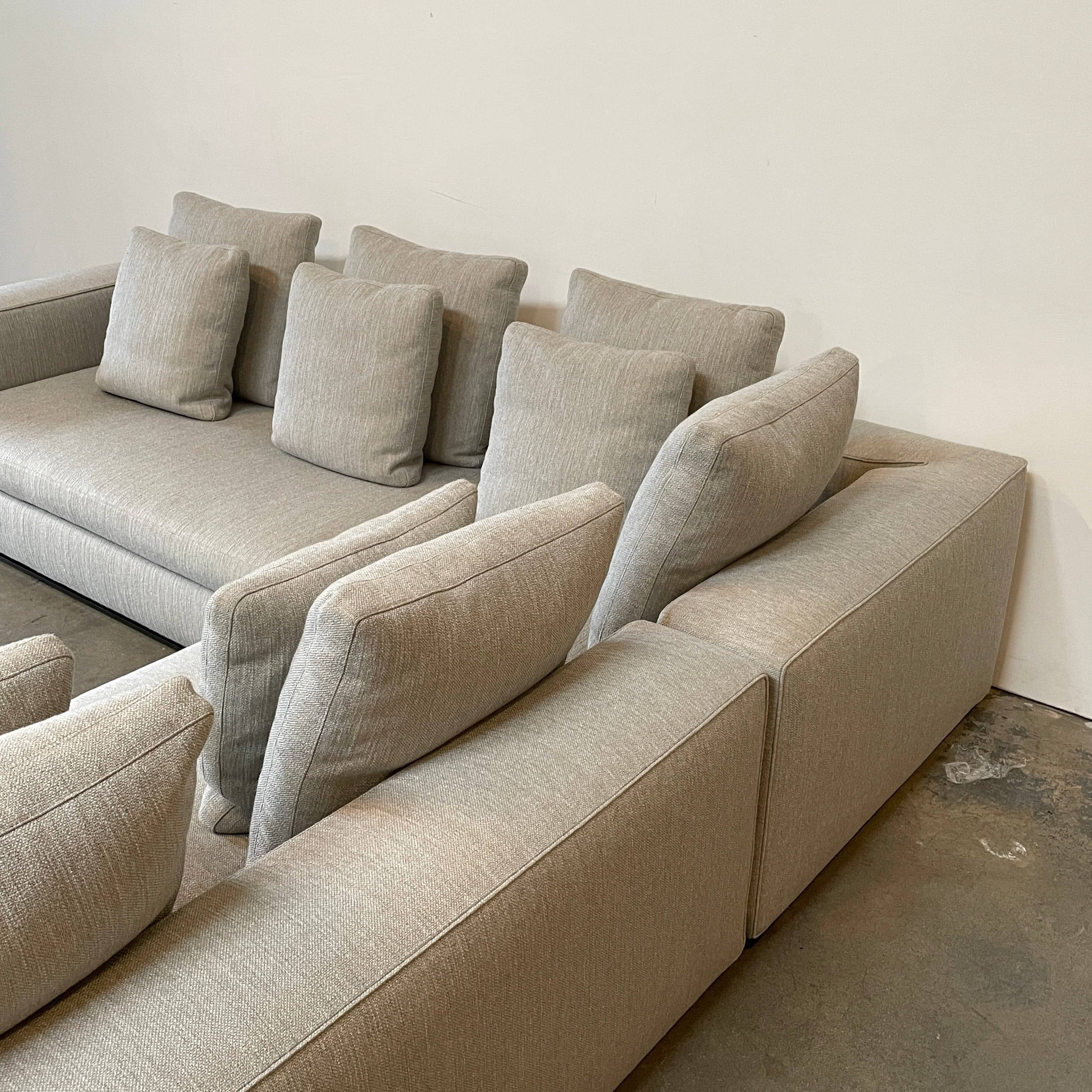 Canapé d'angle Minotti Leonard