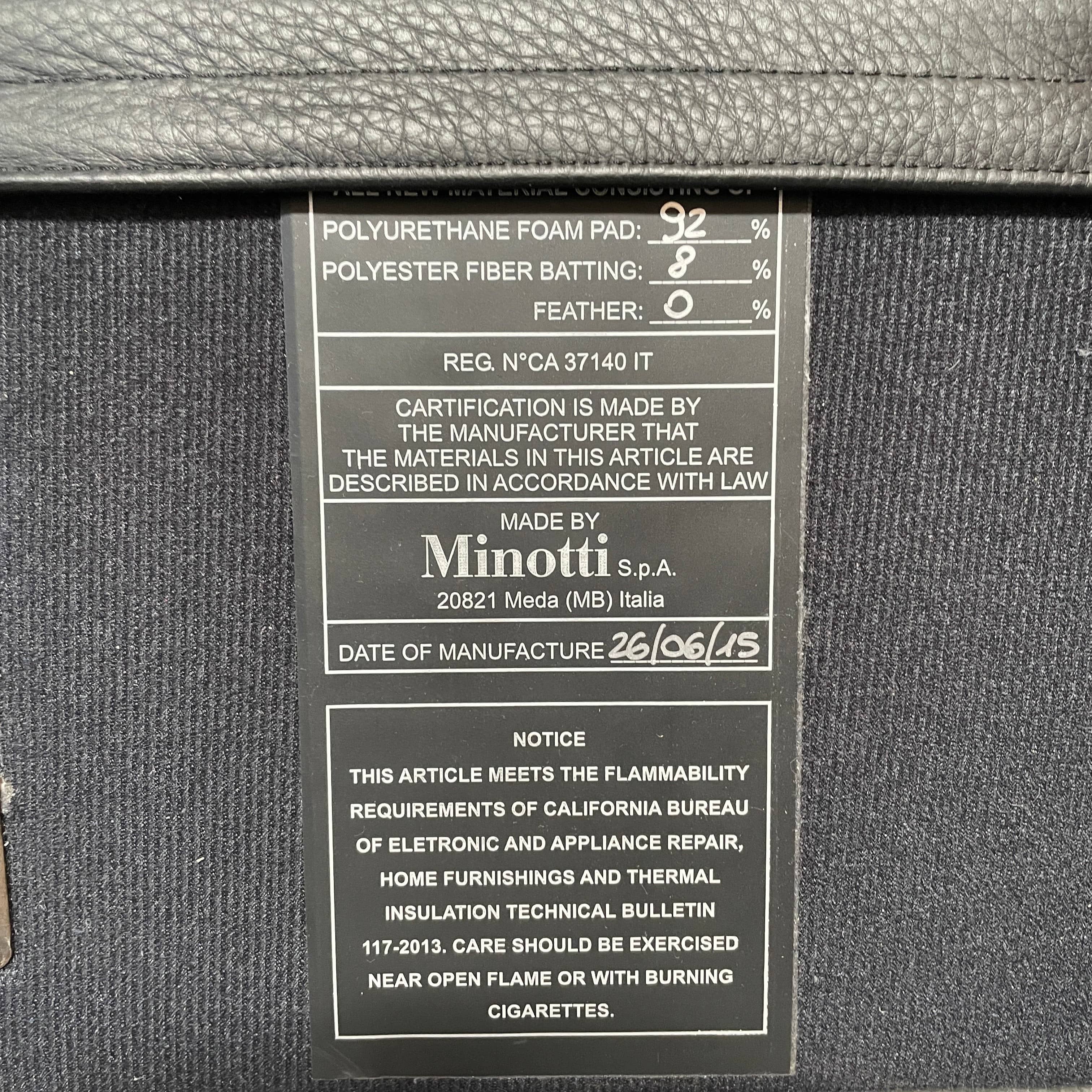 Lit King Size Minotti Bartlett Cal