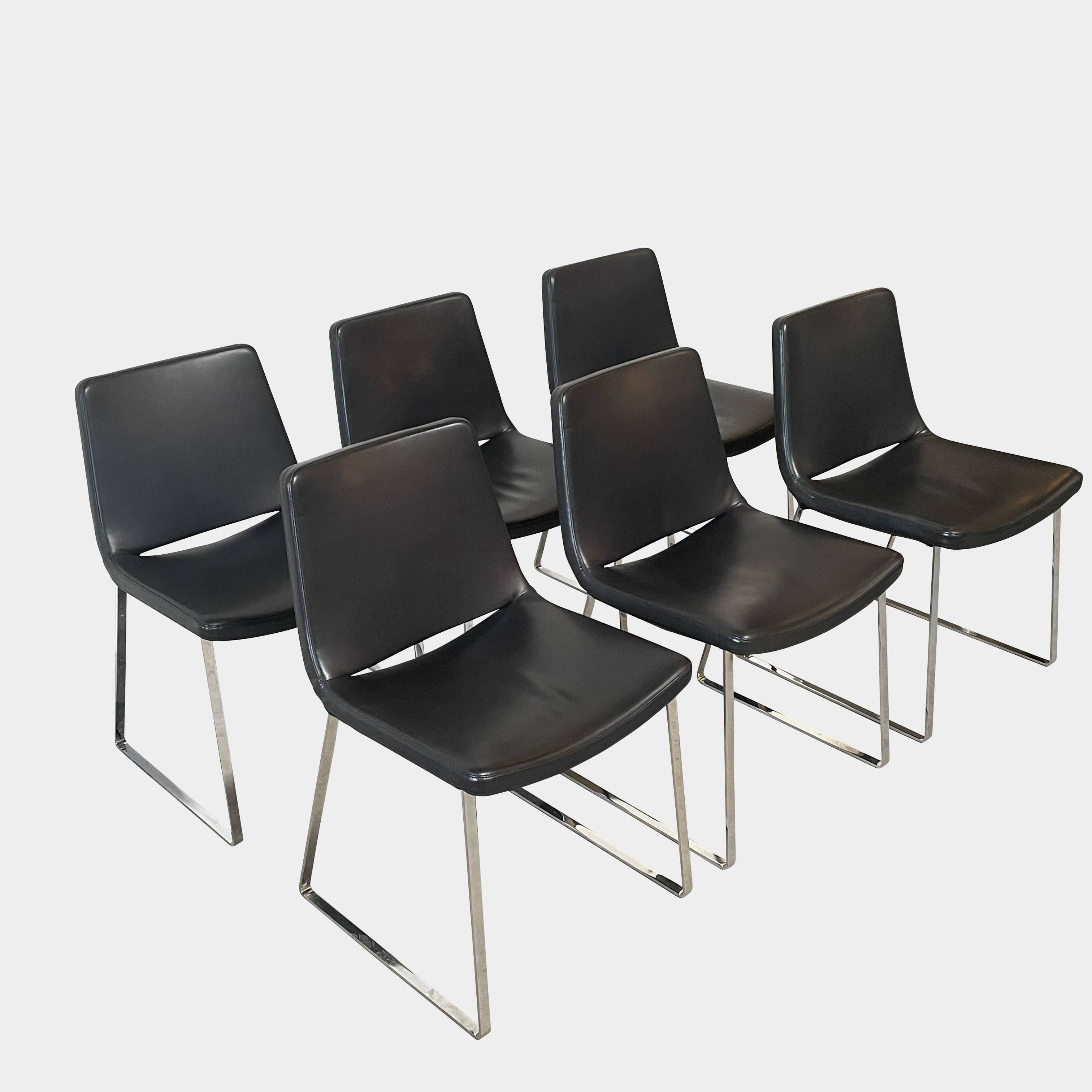 Ensemble de chaises de salle à manger Metropolitan de B&amp;B Italia