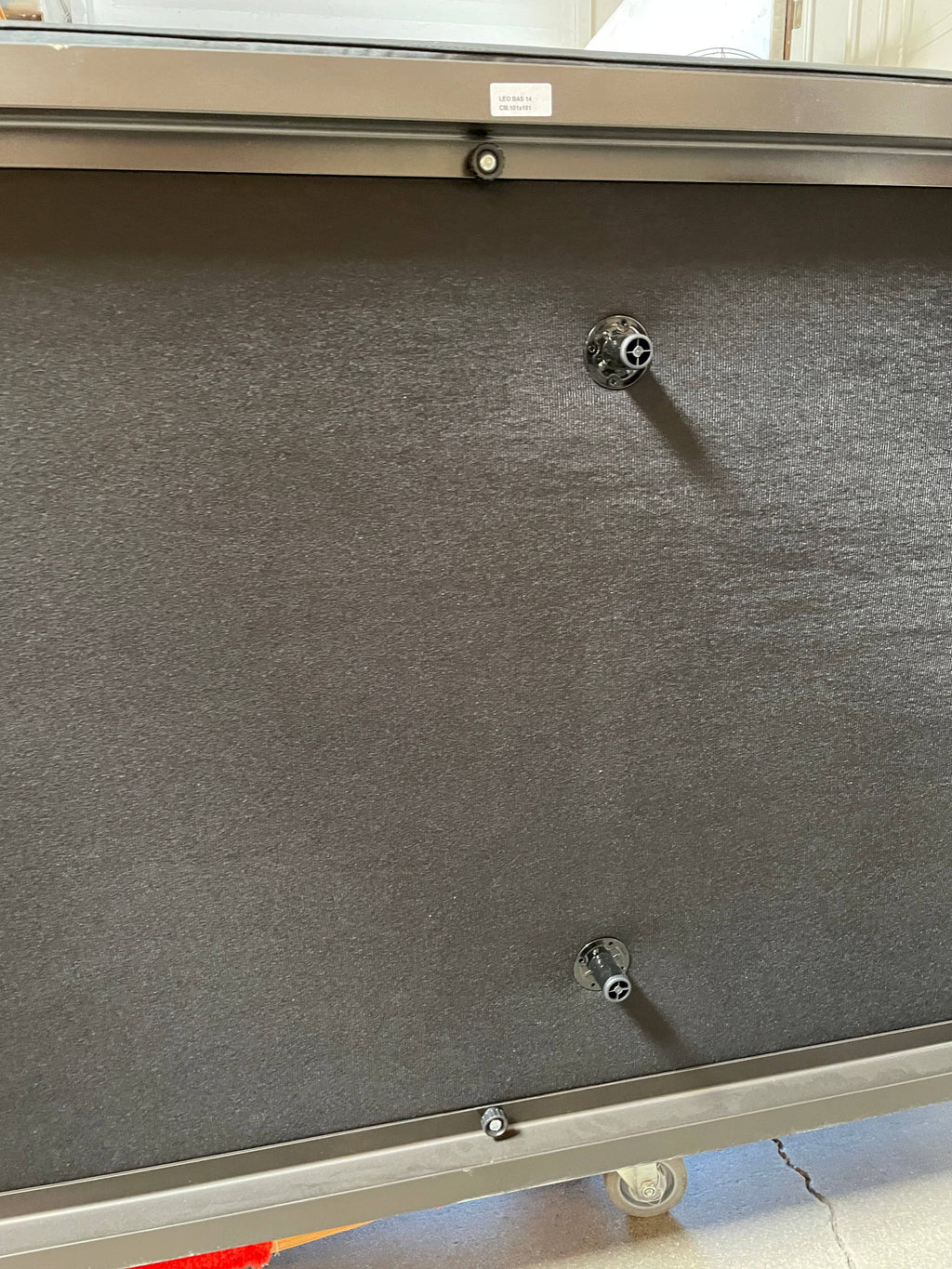 Canapé en cuir noir Minotti Hamilton