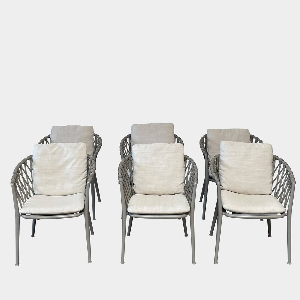 Ensemble de chaises de salle à manger d'extérieur Erica de B&amp;B Italia