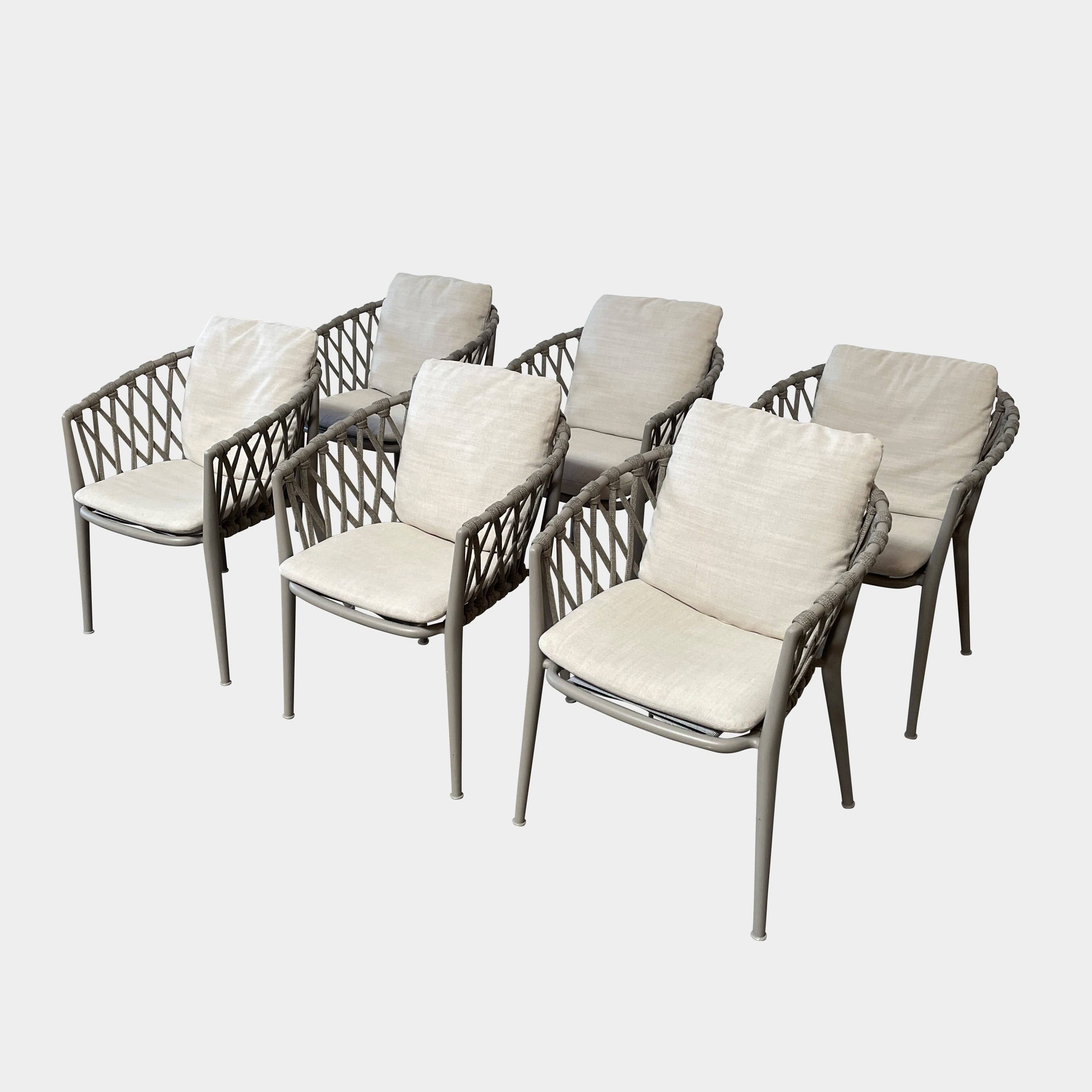 Ensemble de chaises de salle à manger d'extérieur Erica de B&amp;B Italia