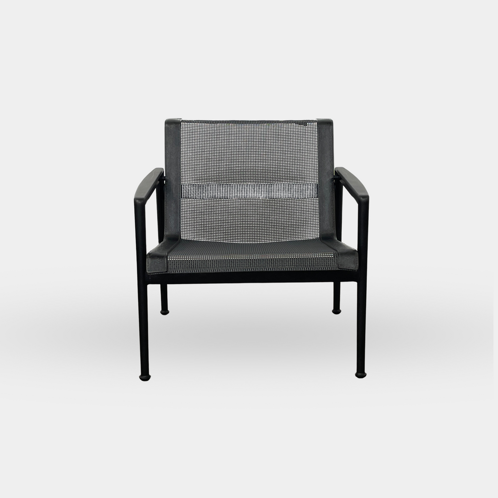 Fauteuil Knoll 1966 avec accoudoirs, noir