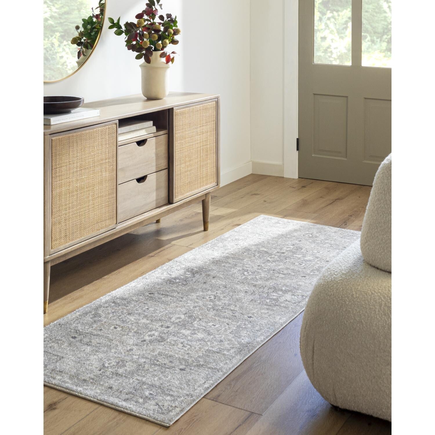 Tapis médaillon traditionnel revisité par Livabliss Elle