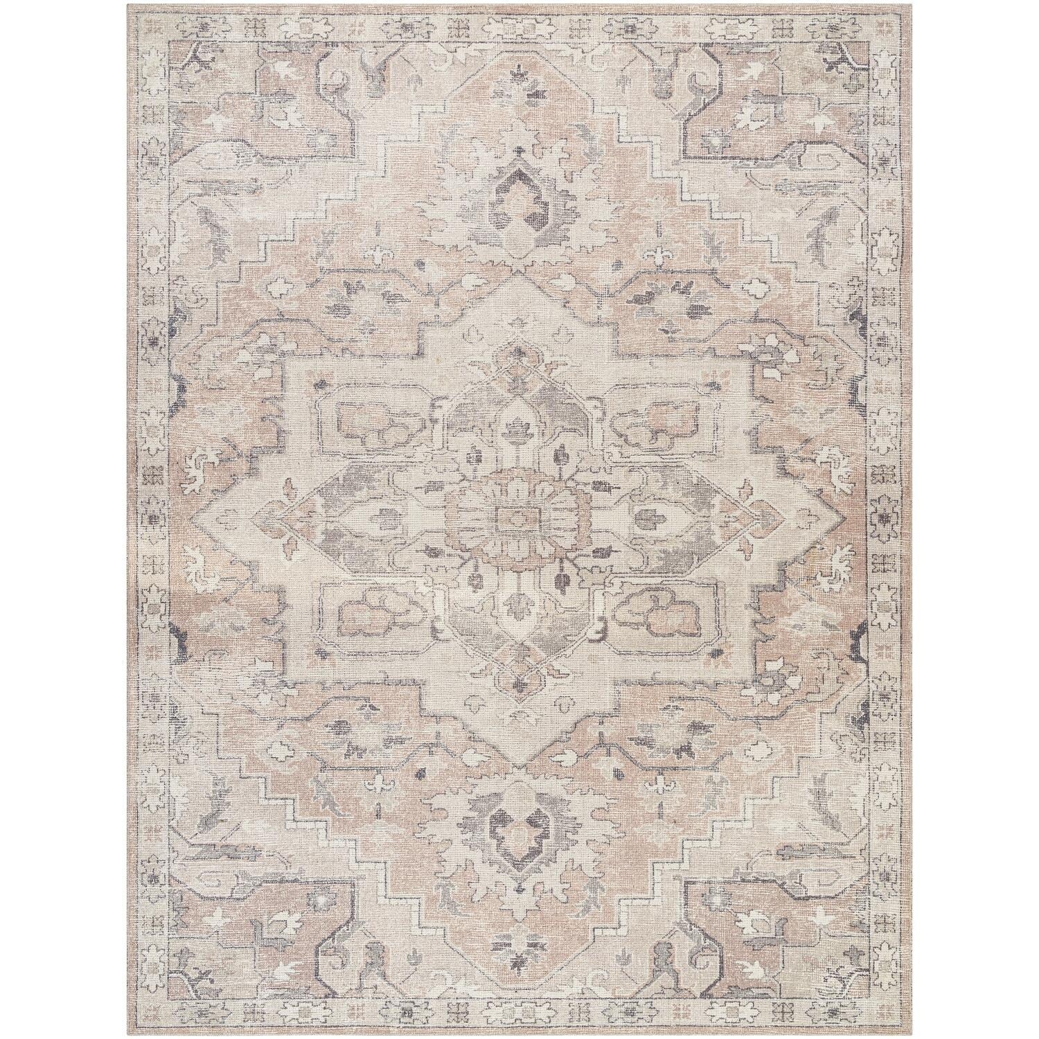 Tapis médaillon traditionnel revisité par Livabliss Elle