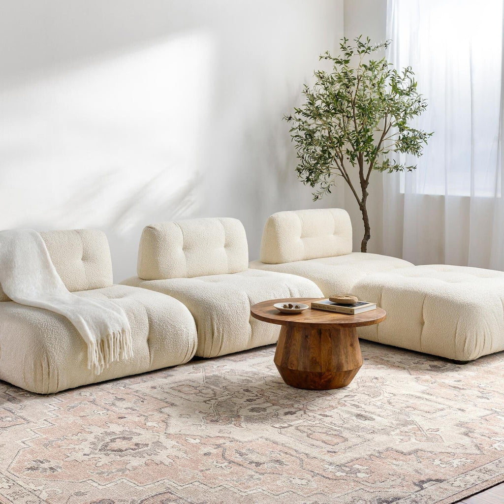 Tapis médaillon traditionnel revisité par Livabliss Elle