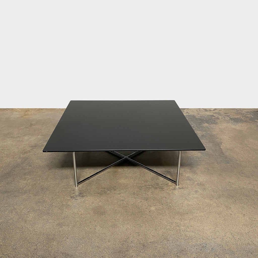 Table basse en verre noir 