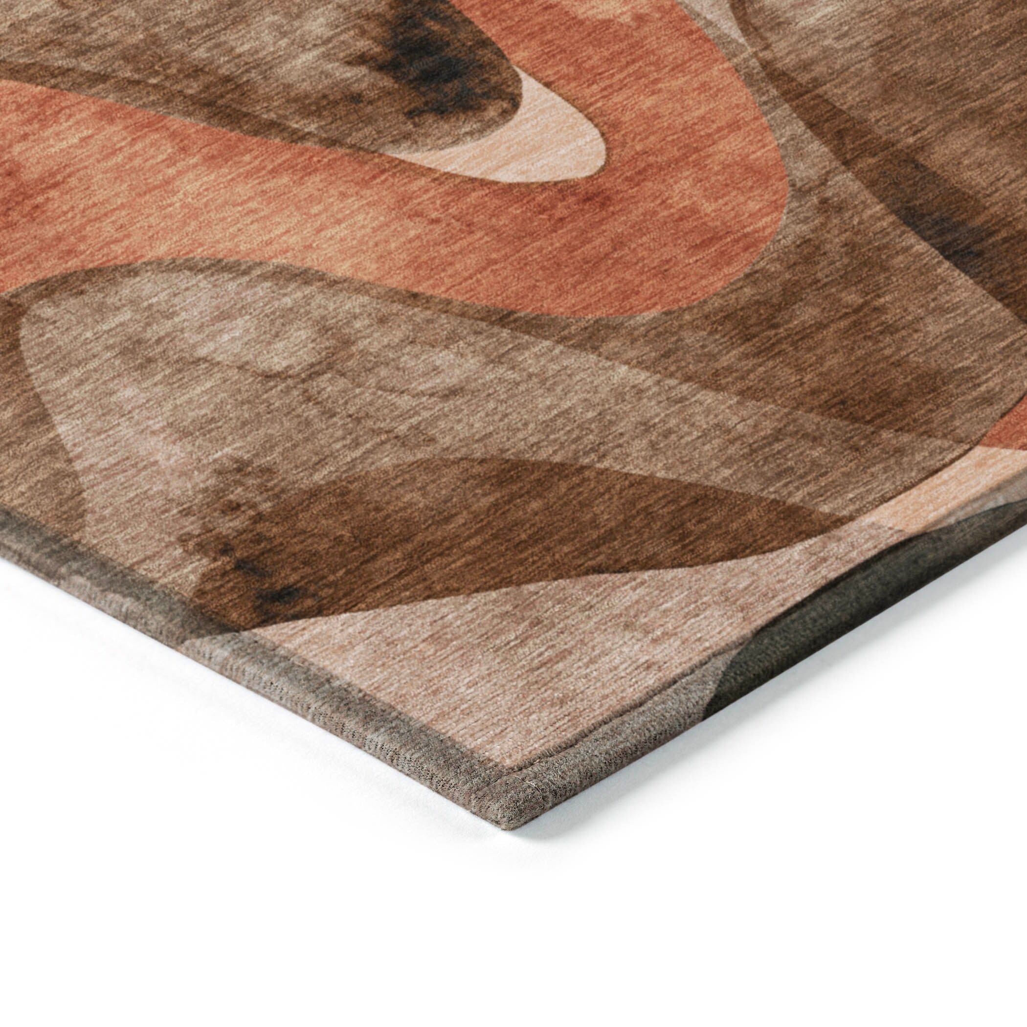 Tapis Chantille moderne lavable en machine pour intérieur/extérieur