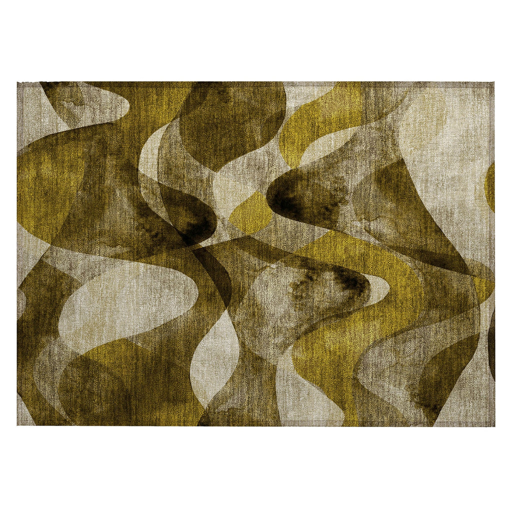 Tapis Chantille moderne lavable en machine pour intérieur/extérieur