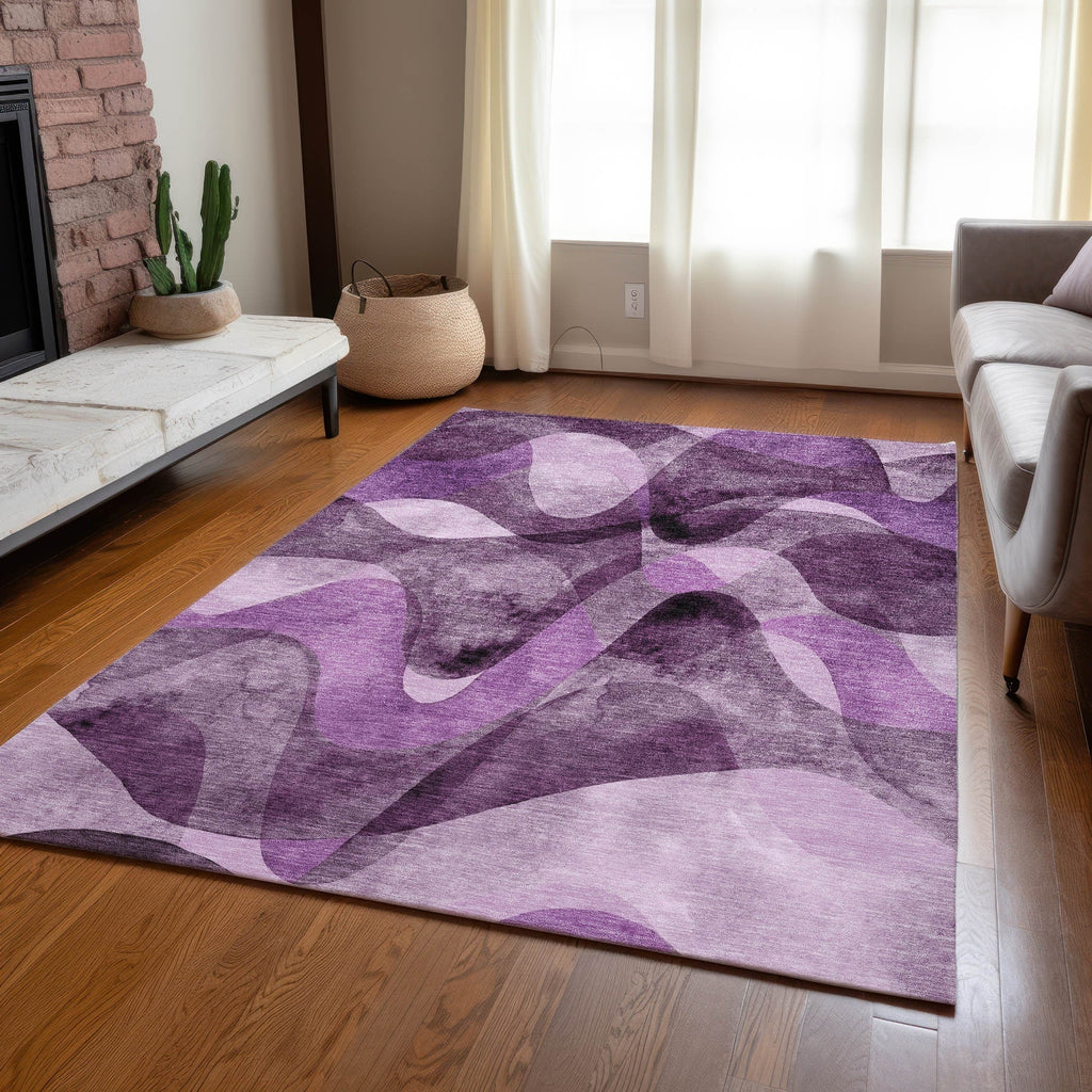 Tapis Chantille moderne lavable en machine pour intérieur/extérieur