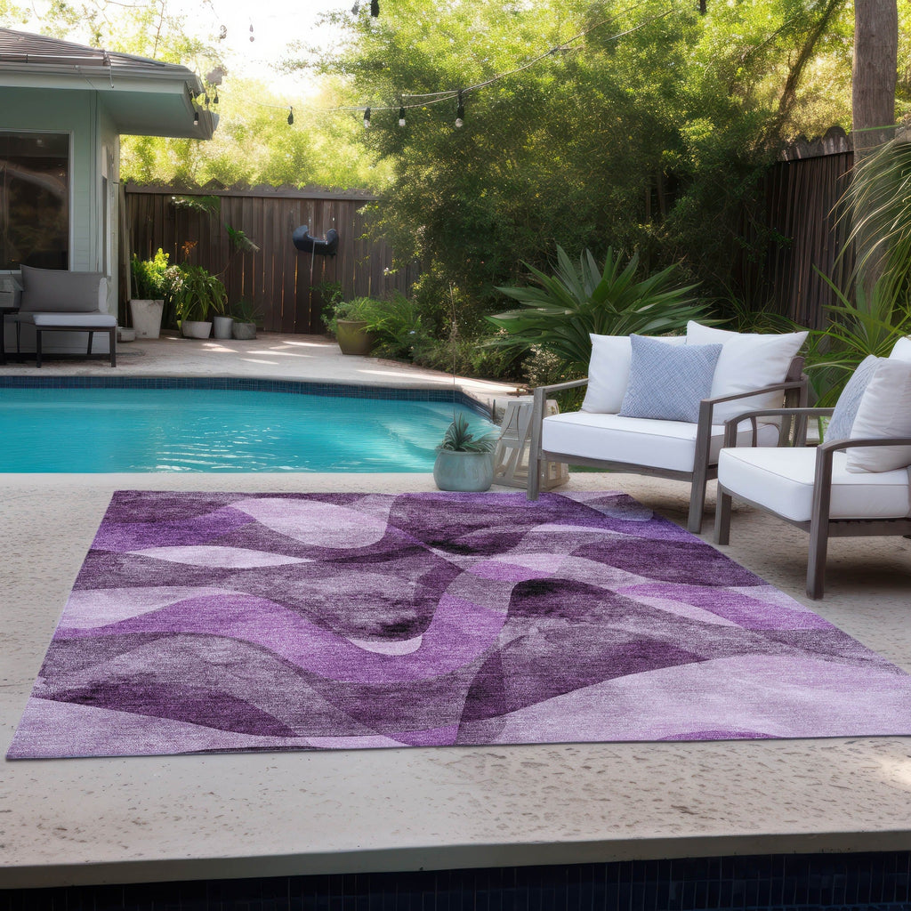 Tapis Chantille moderne lavable en machine pour intérieur/extérieur