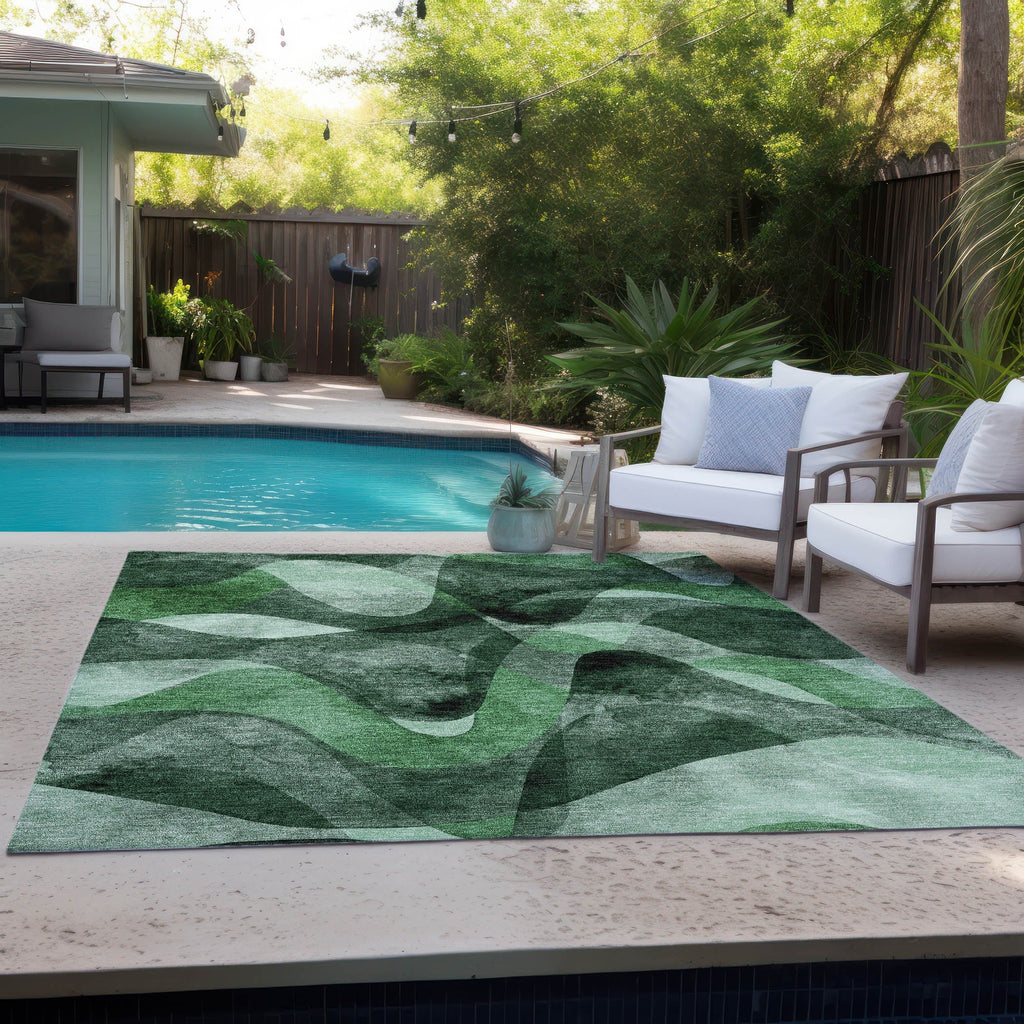 Tapis Chantille moderne lavable en machine pour intérieur/extérieur