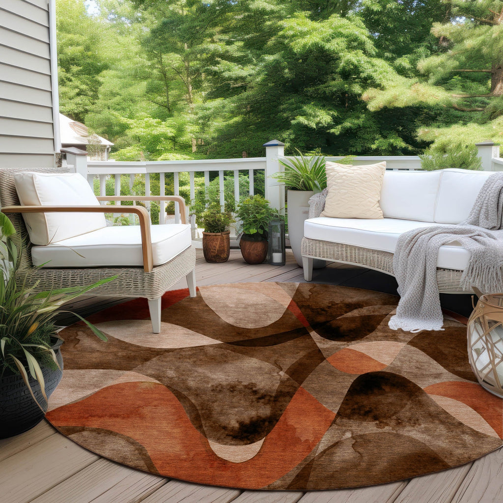 Tapis Chantille moderne lavable en machine pour intérieur/extérieur