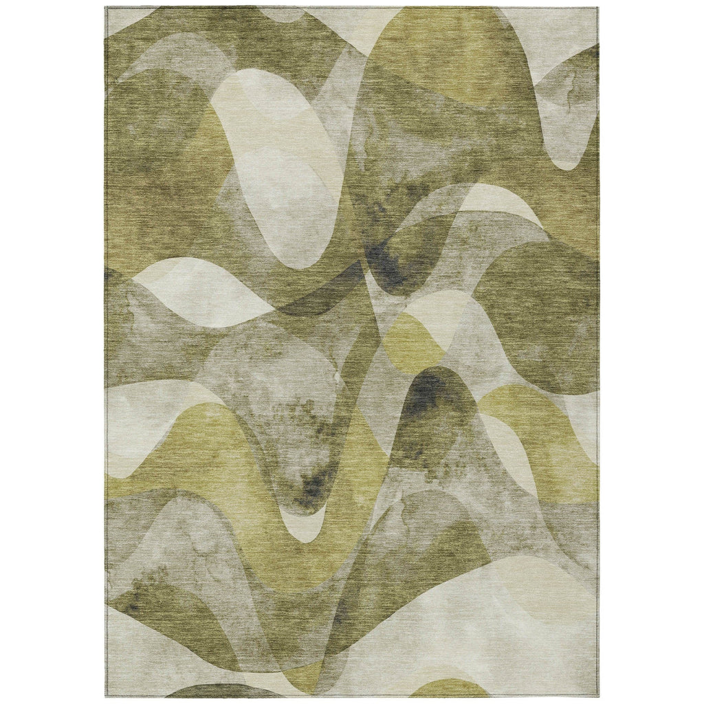 Tapis Chantille moderne lavable en machine pour intérieur/extérieur