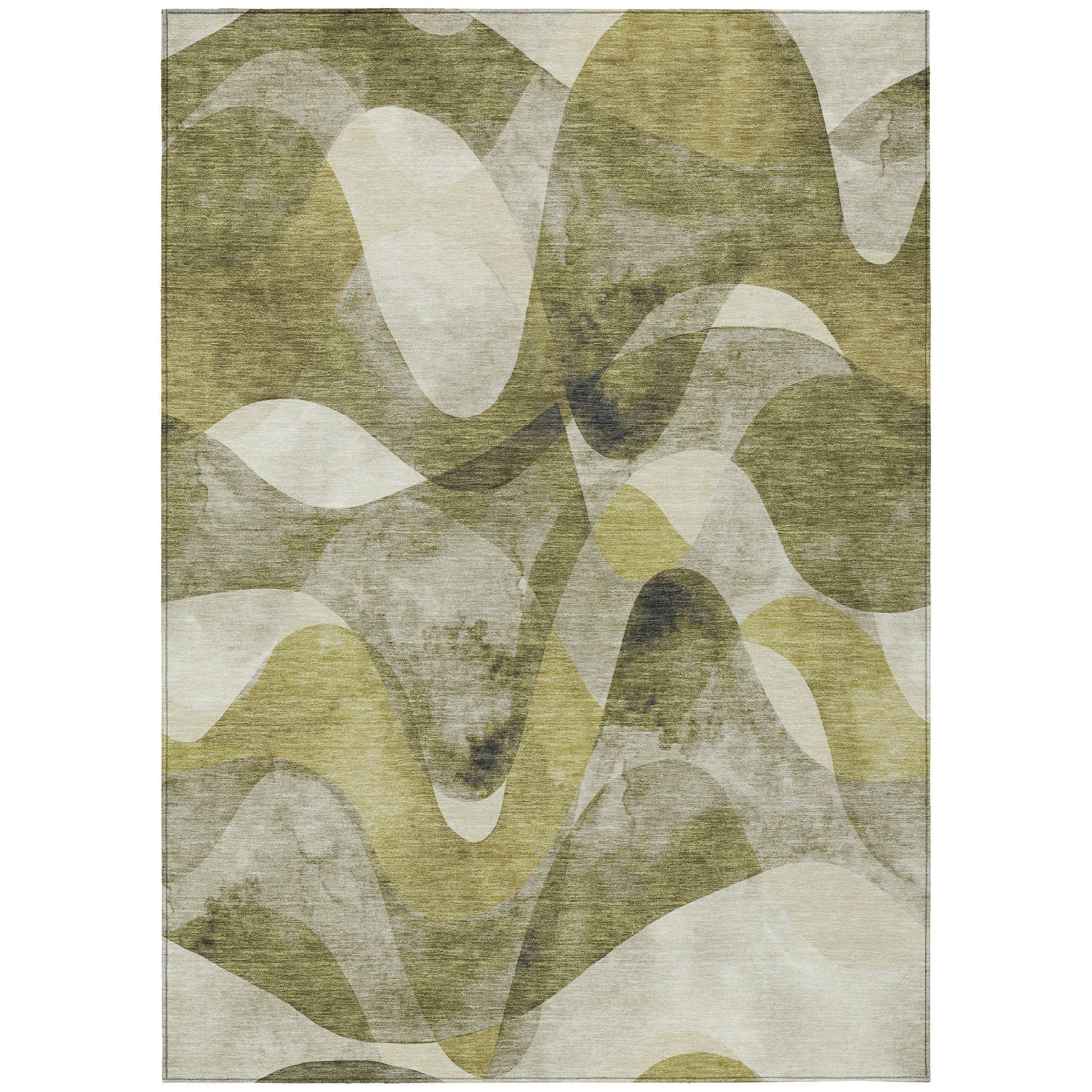 Tapis Chantille moderne lavable en machine pour intérieur/extérieur
