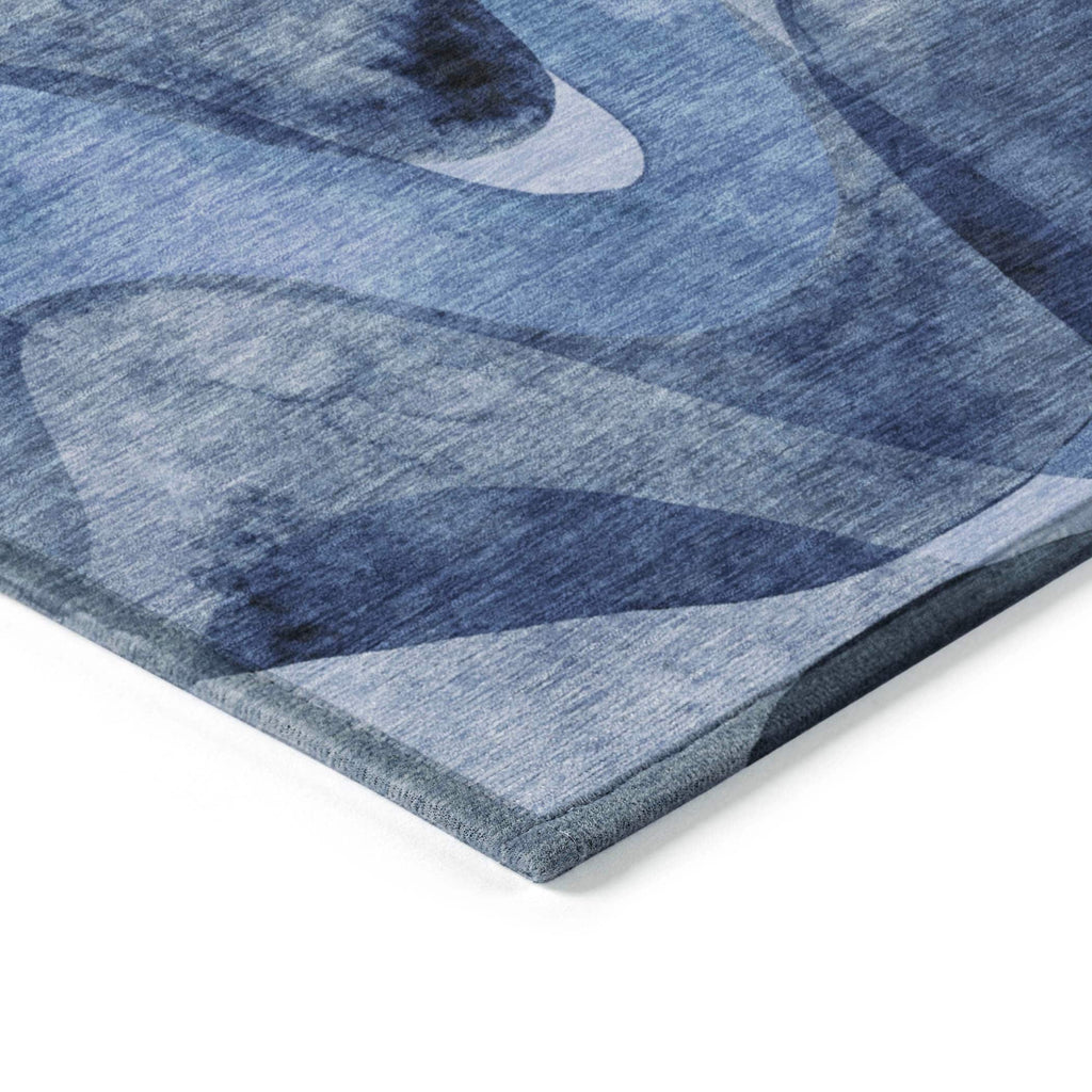 Tapis Chantille moderne lavable en machine pour intérieur/extérieur