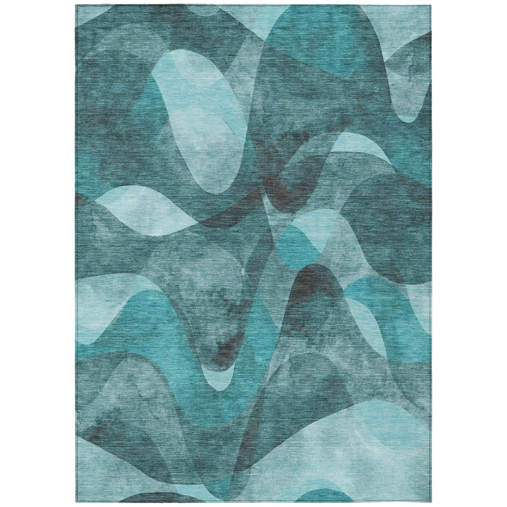 Tapis Chantille moderne lavable en machine pour intérieur/extérieur