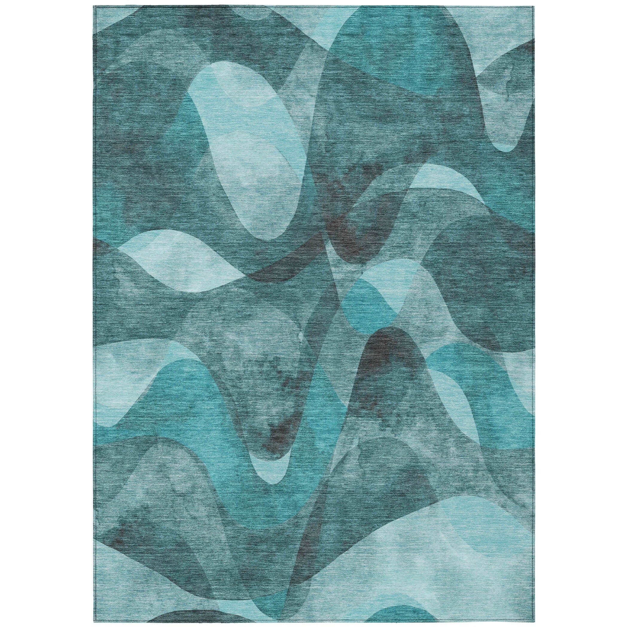 Tapis Chantille moderne lavable en machine pour intérieur/extérieur