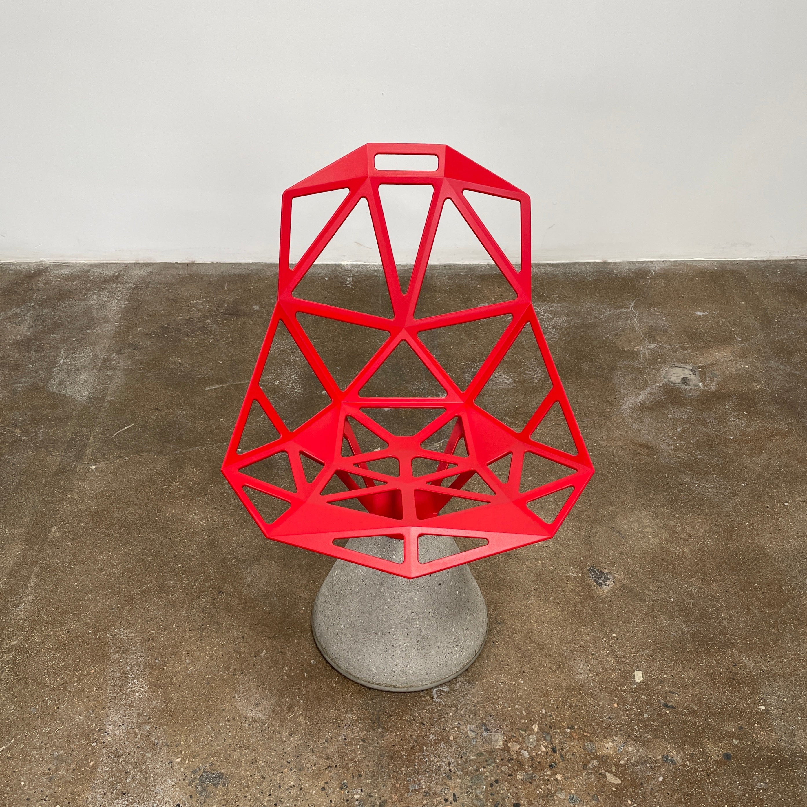 Chaise Magis Red One avec base pivotante