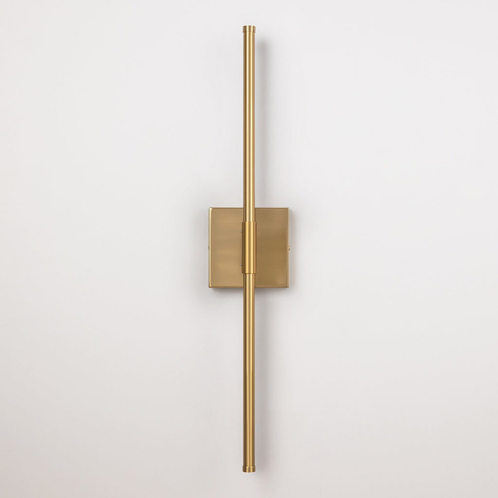 Applique murale de salle de bain à 1 lumière, linéaire et moderne, à intensité variable, à DEL intégrée, de 23,6 po