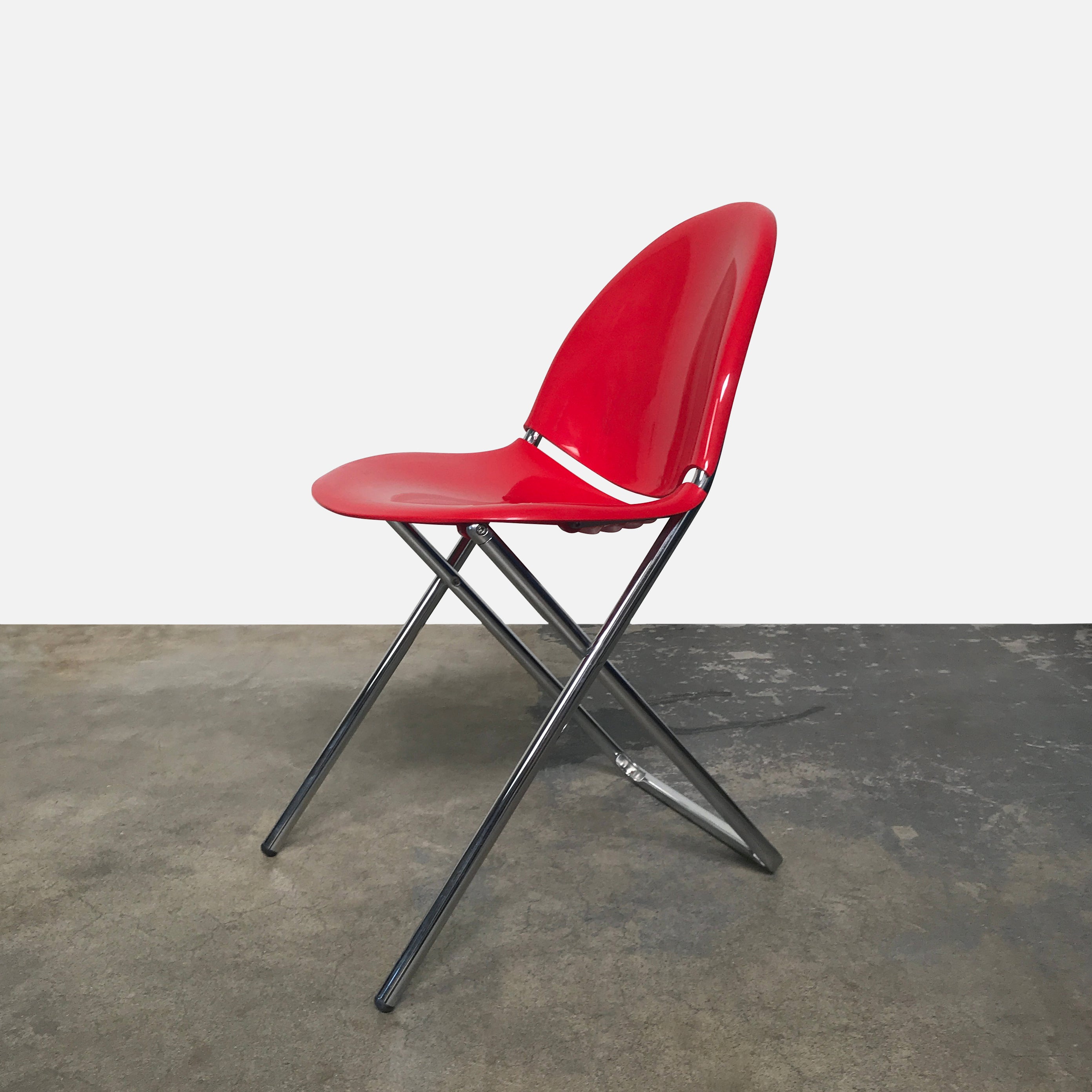 Chaise pliante Fol D - Rouge
