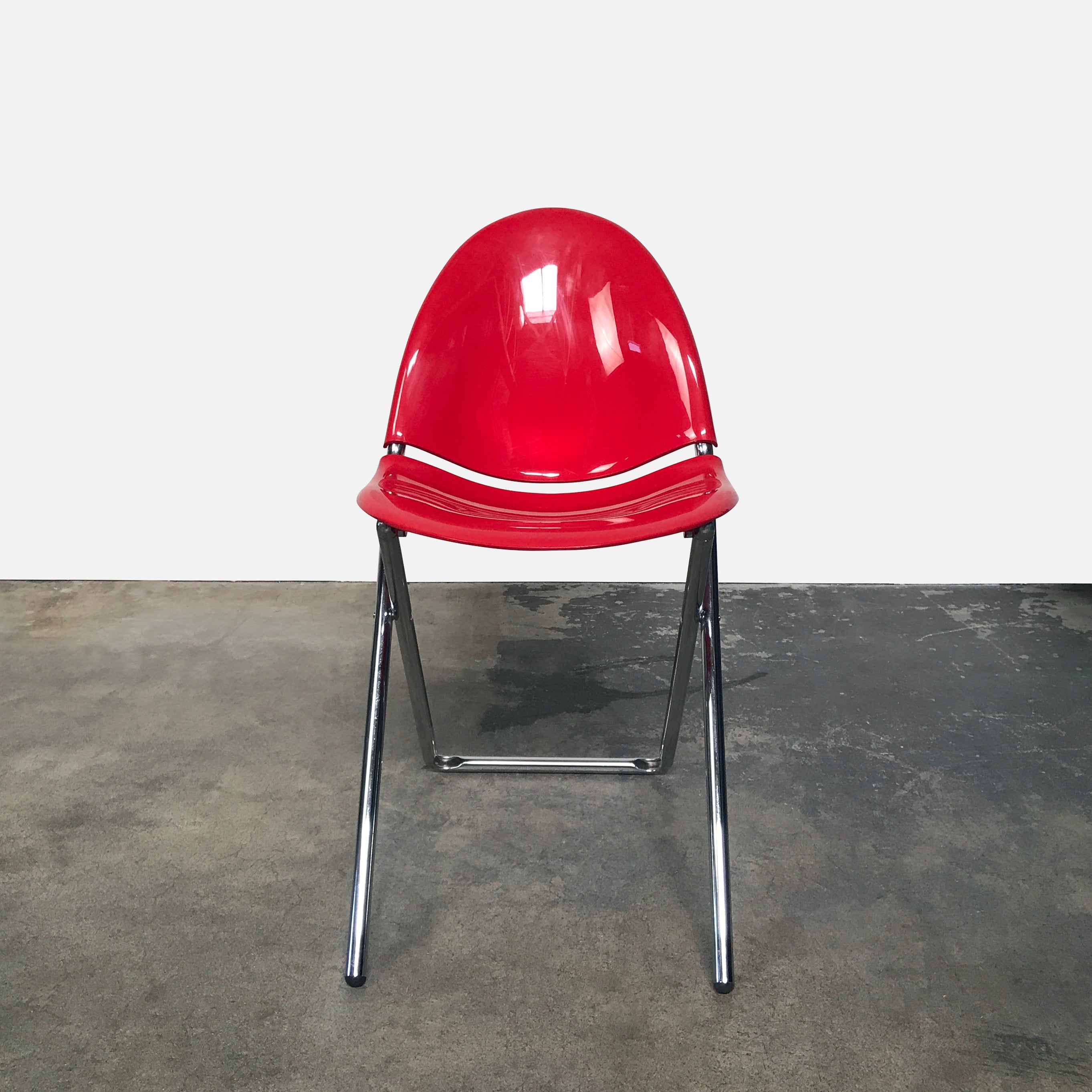 Chaise pliante Fol D - Rouge