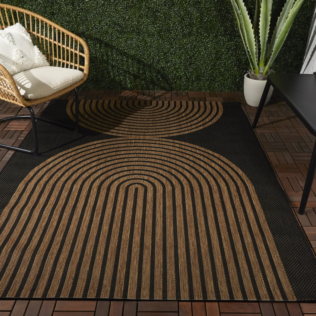 Tapis d'intérieur/extérieur moderne Niccolo