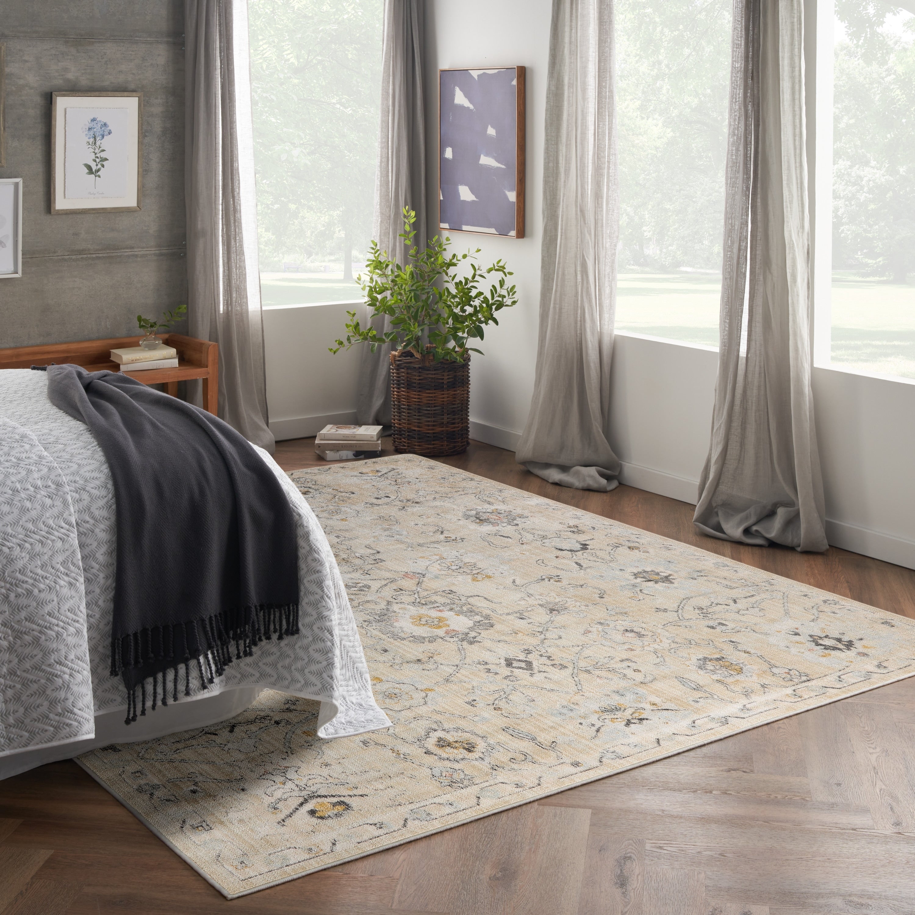 Tapis d'intérieur persan Nourison Oushak Home