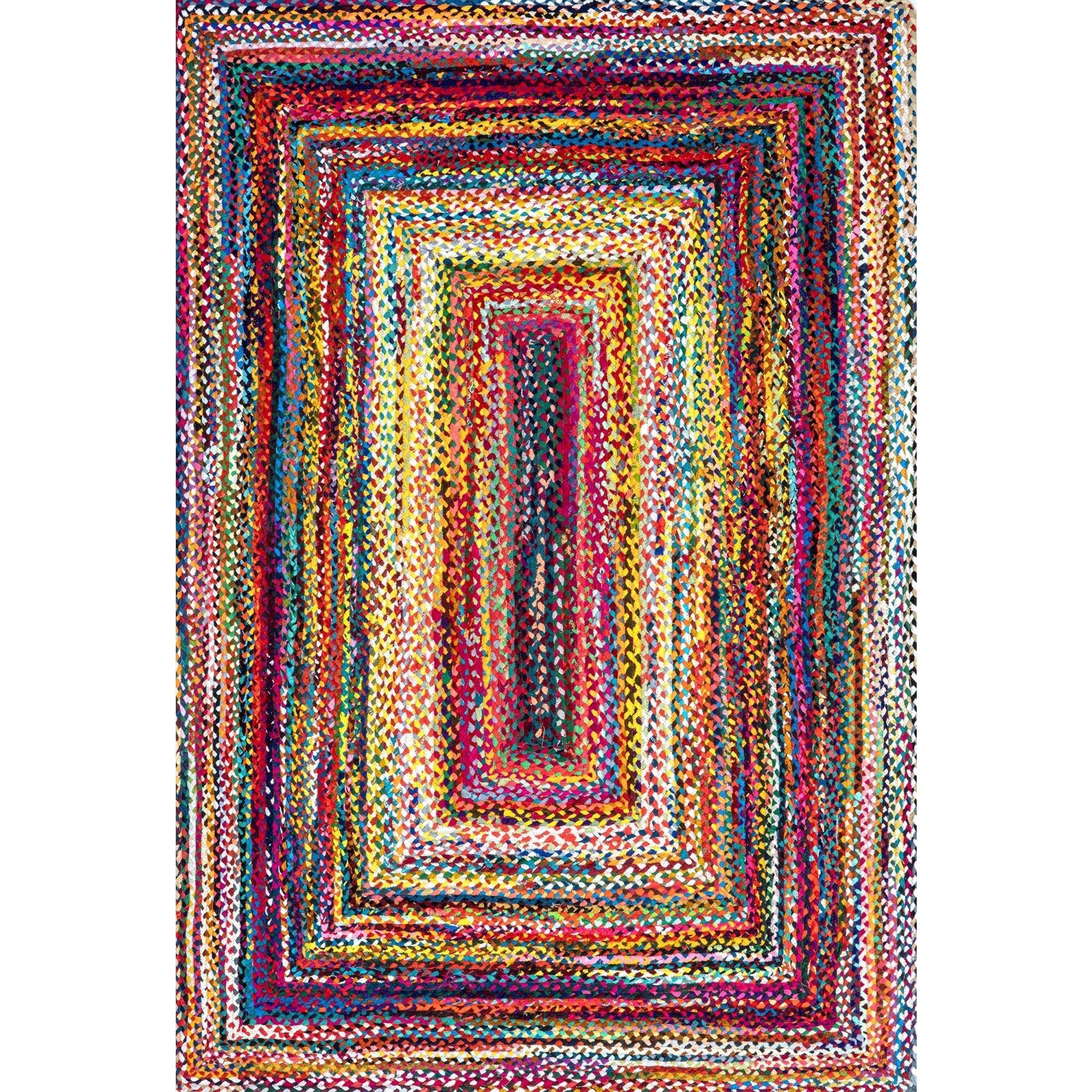 Tapis bohème tressé à la main Nuloom Tammara
