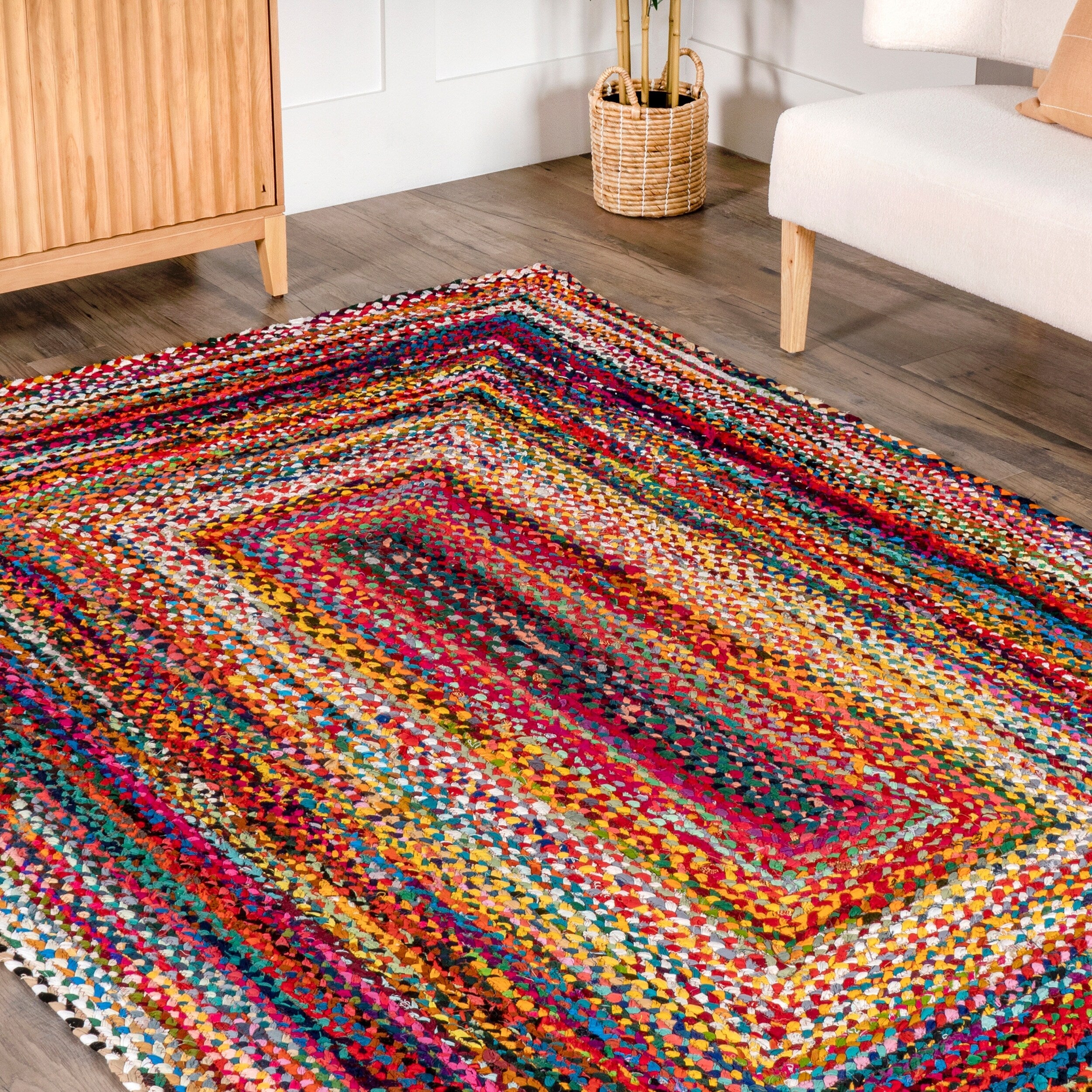 Tapis bohème tressé à la main Nuloom Tammara