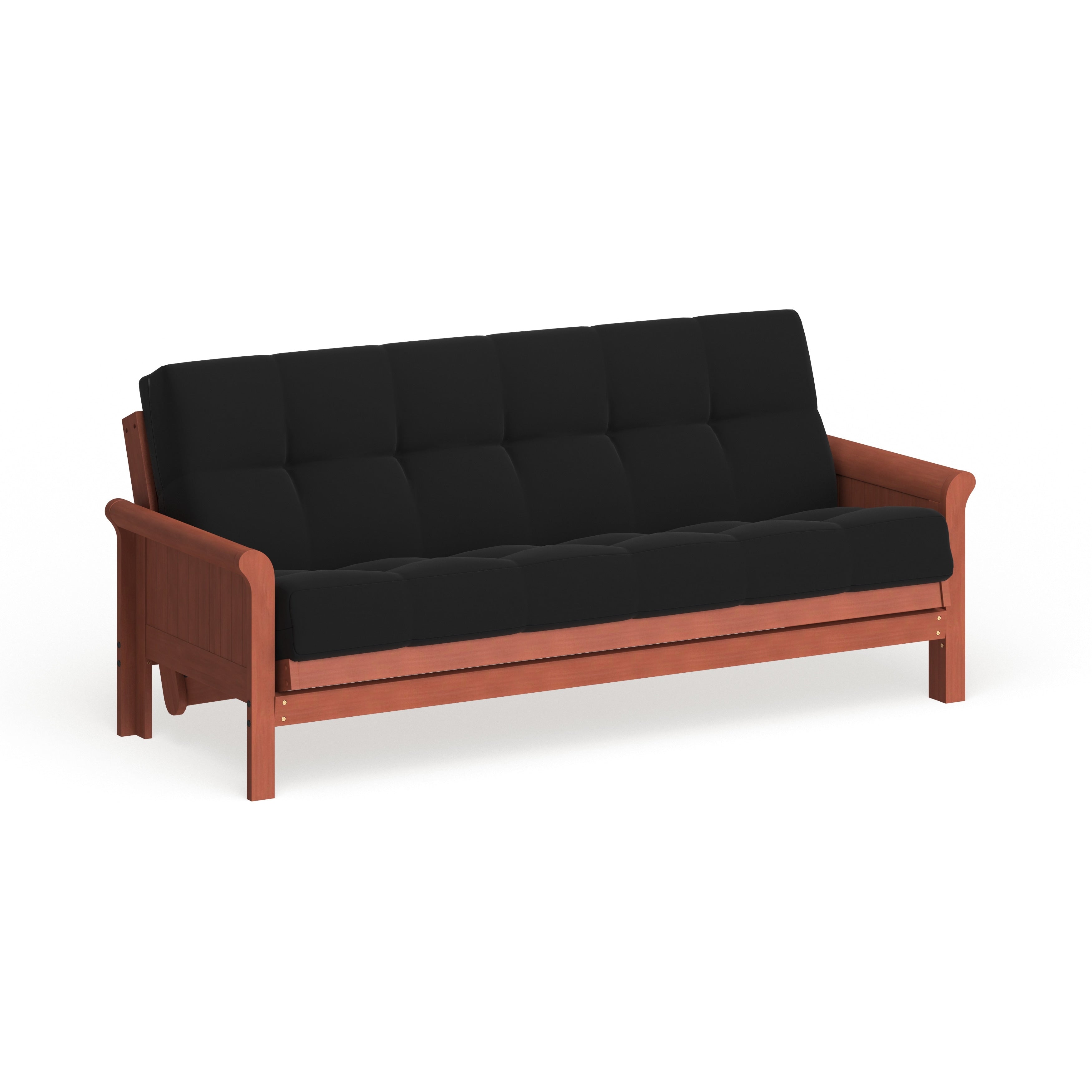 Matelas futon en sergé de 10 pouces d'épaisseur (simple, double ou grand lit)