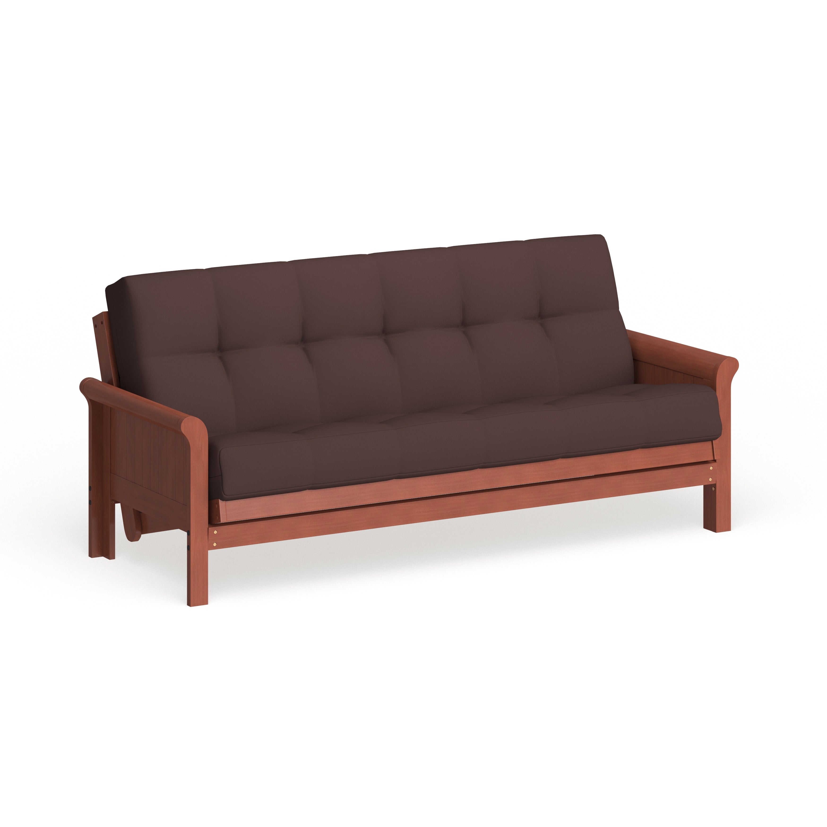 Matelas futon en sergé de 10 pouces d'épaisseur (simple, double ou grand lit)