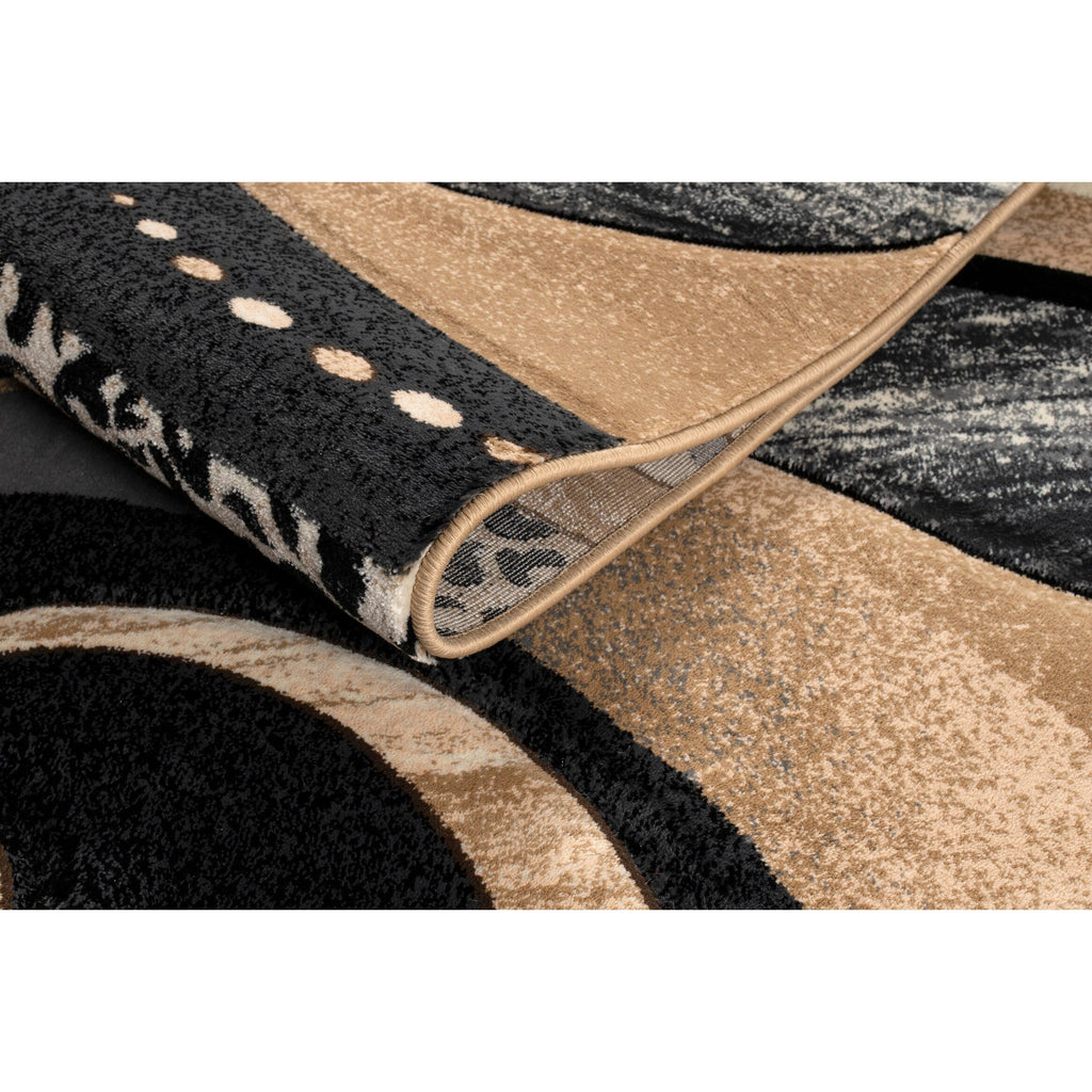 Tapis à tourbillons abstraits de la collection Rhodes