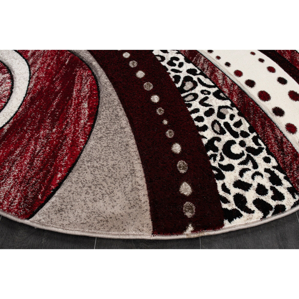 Tapis à tourbillons abstraits de la collection Rhodes