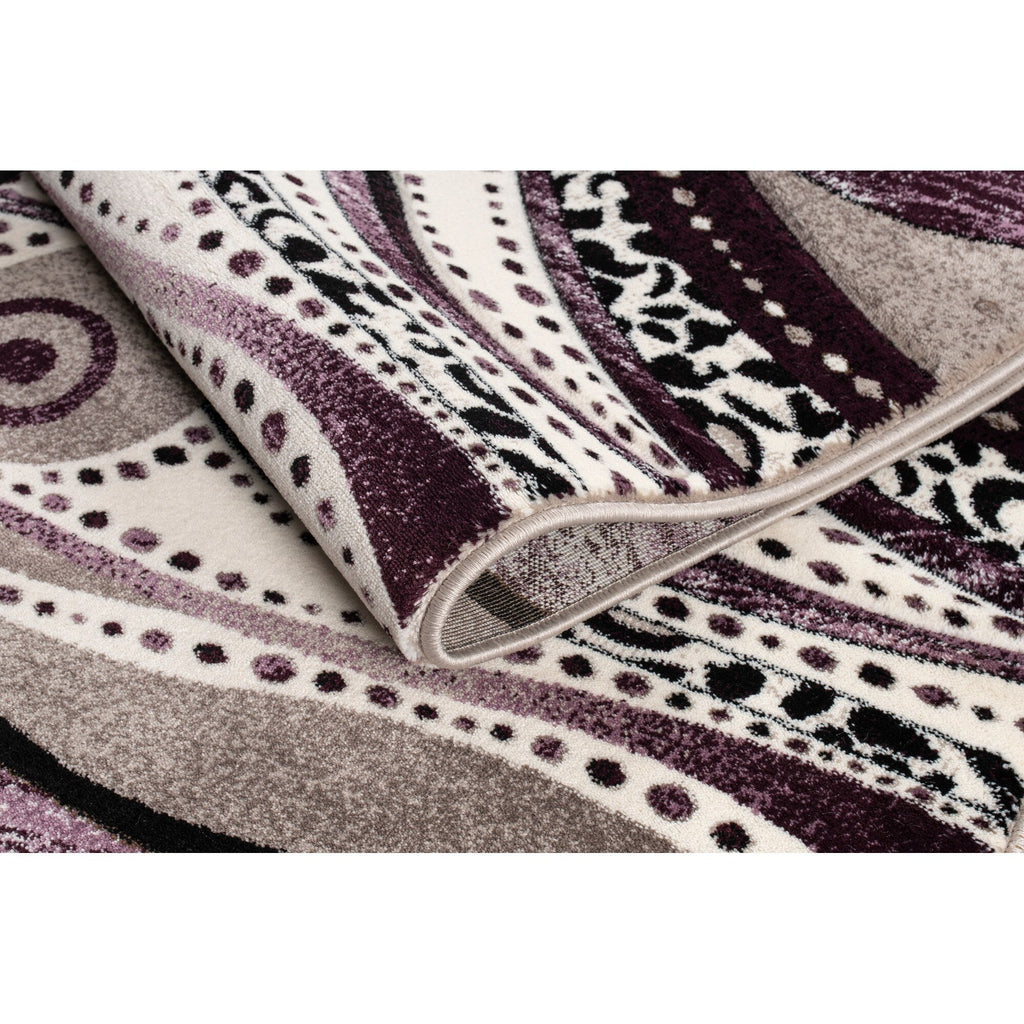 Tapis à tourbillons abstraits de la collection Rhodes