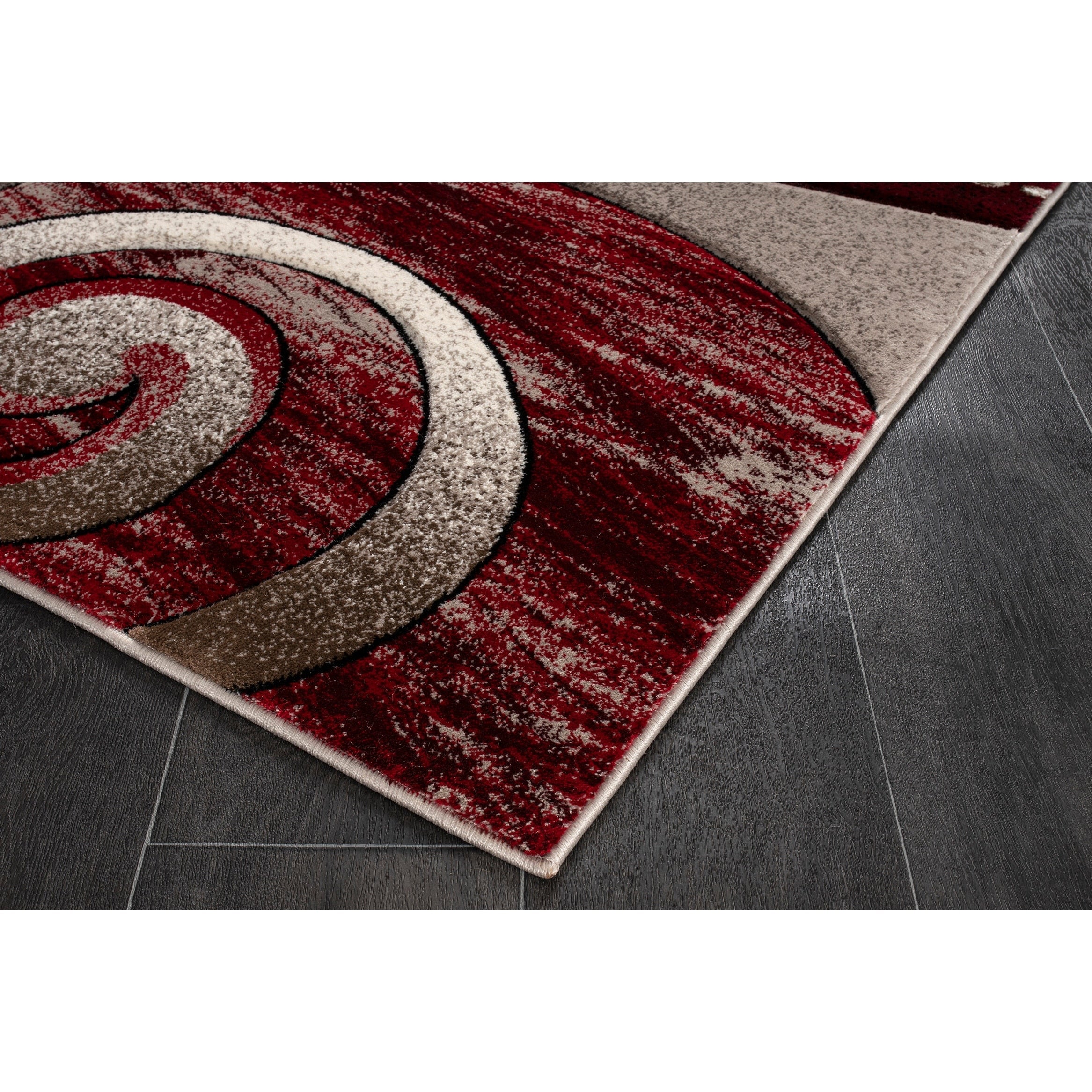 Tapis à tourbillons abstraits de la collection Rhodes