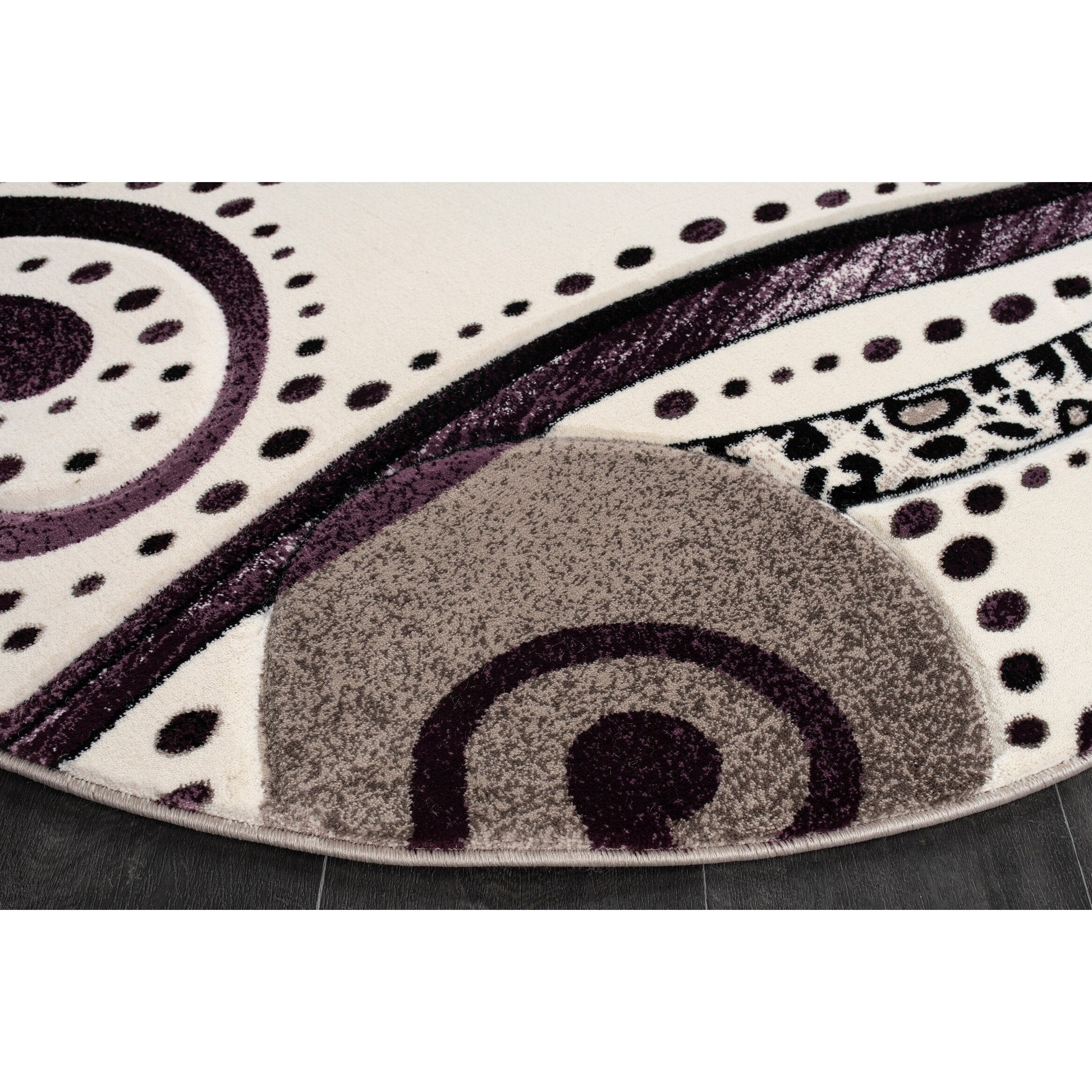 Tapis à tourbillons abstraits de la collection Rhodes