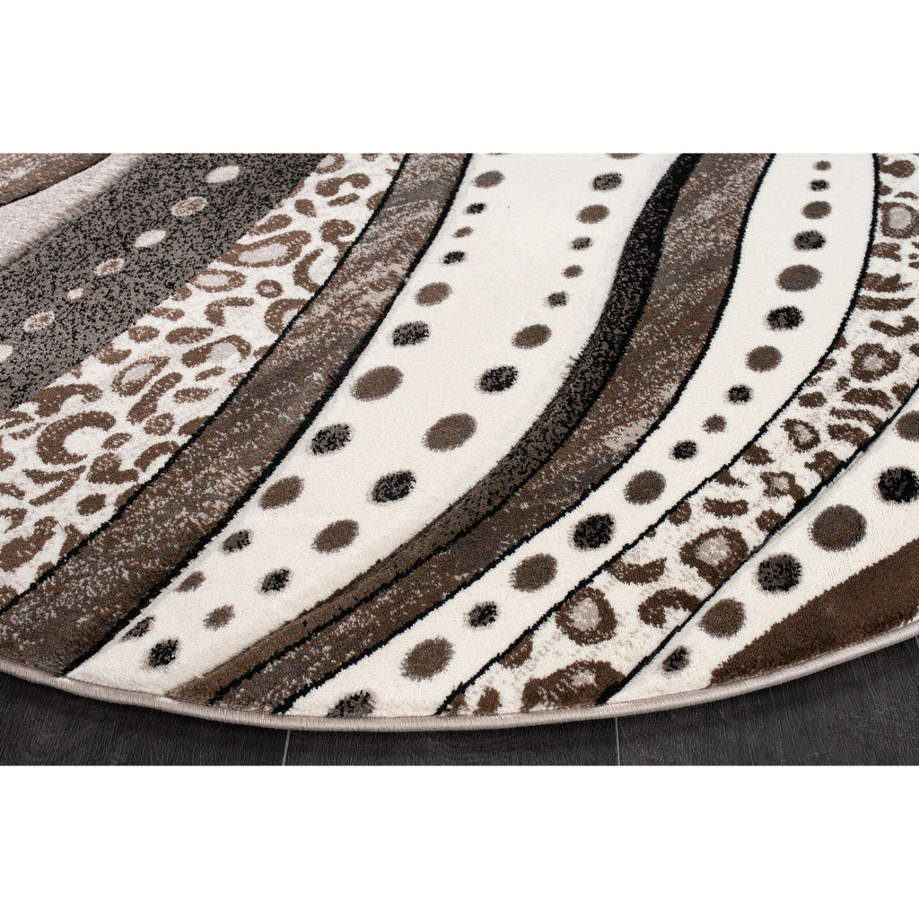 Tapis à tourbillons abstraits de la collection Rhodes