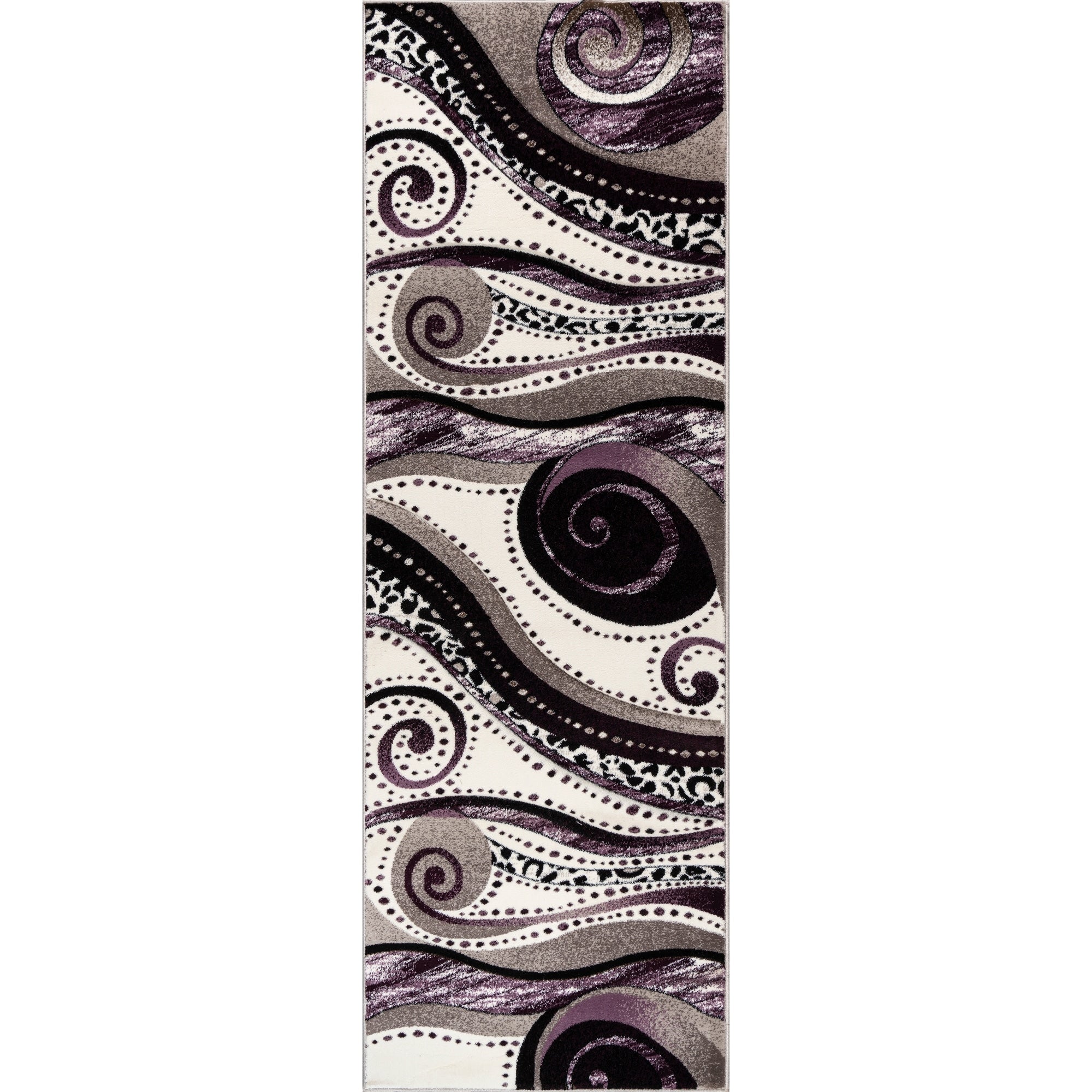 Tapis à tourbillons abstraits de la collection Rhodes