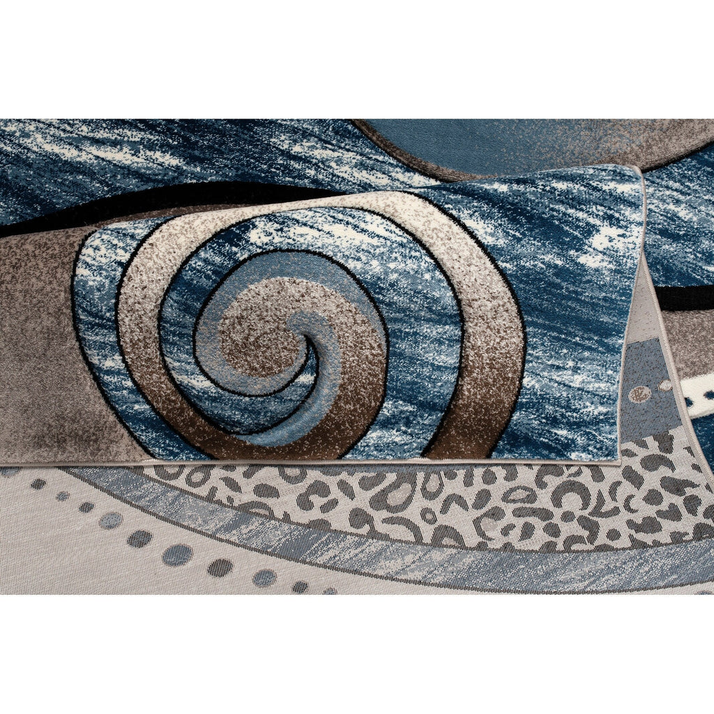 Tapis à tourbillons abstraits de la collection Rhodes