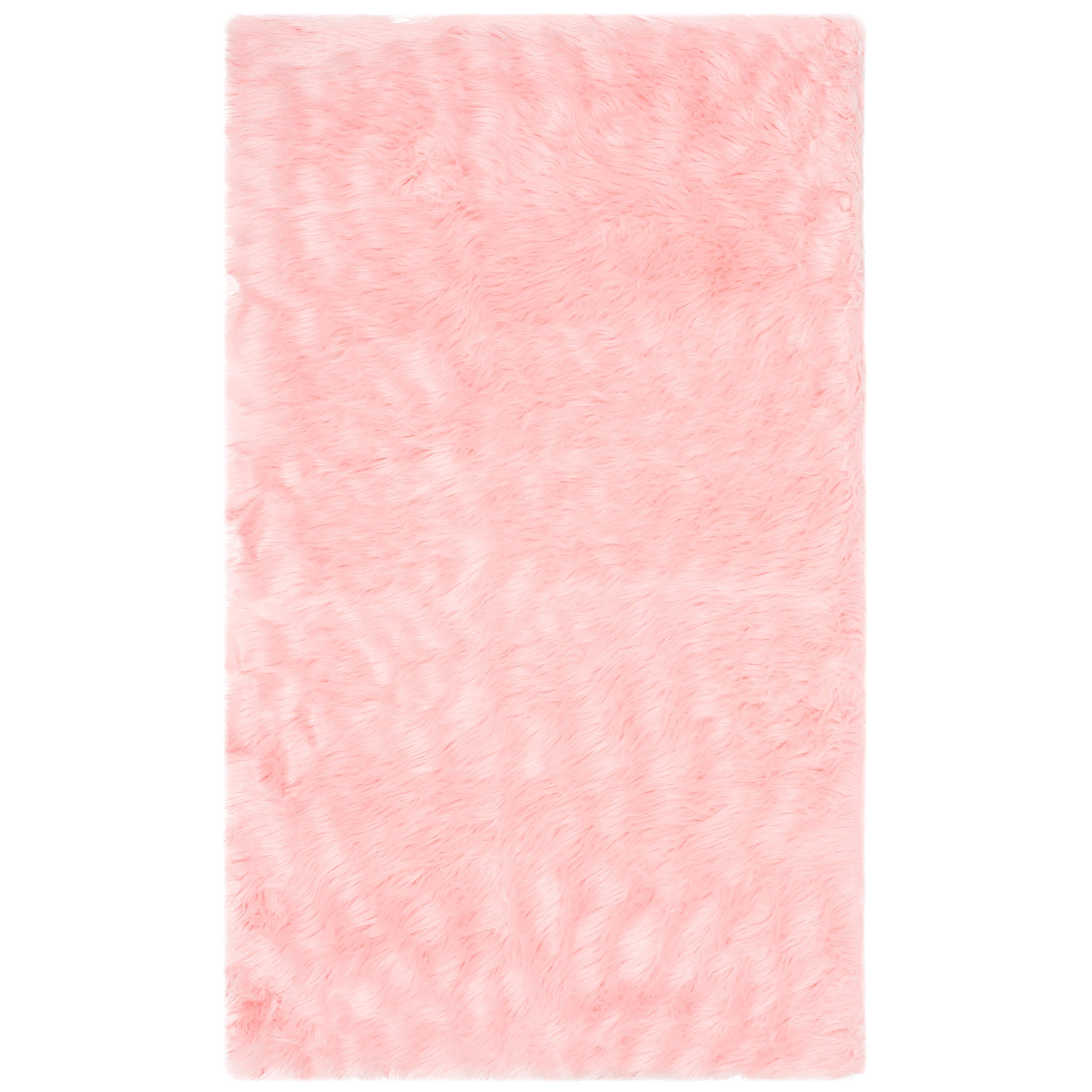 Tapis SAFAVIEH en fausse peau de mouton et soie, épaisseur 2,4 pouces