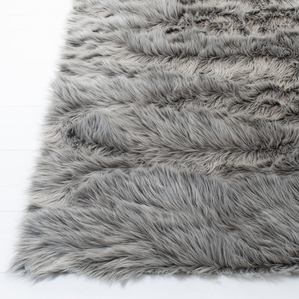 Tapis SAFAVIEH en fausse peau de mouton et soie, épaisseur 2,4 pouces