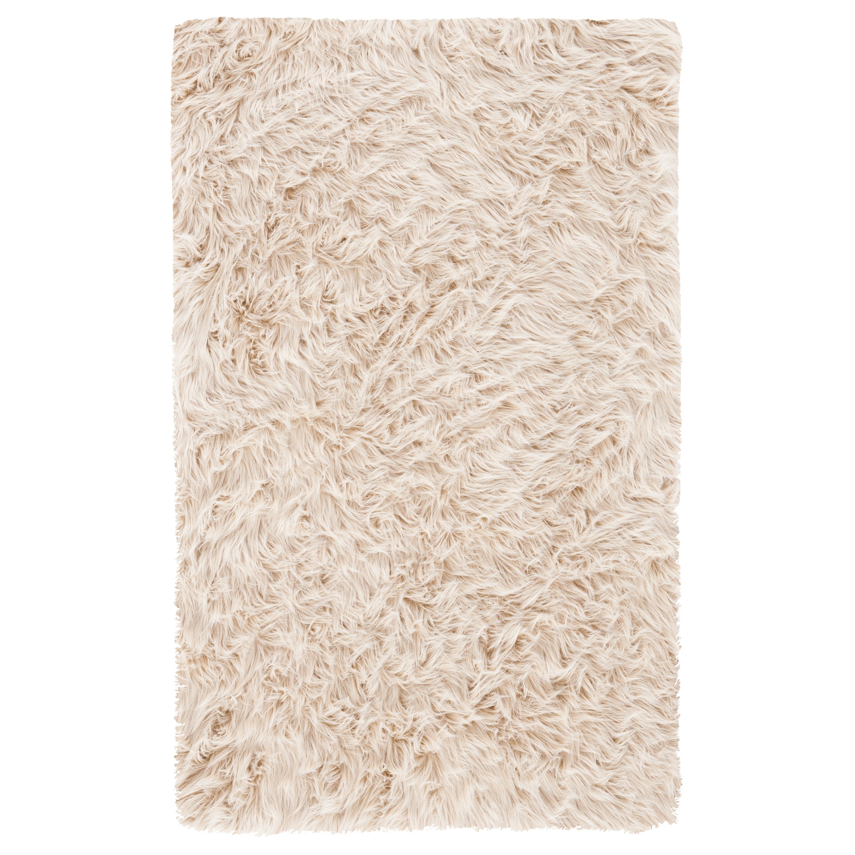 Tapis SAFAVIEH en fausse peau de mouton et soie, épaisseur 2,4 pouces