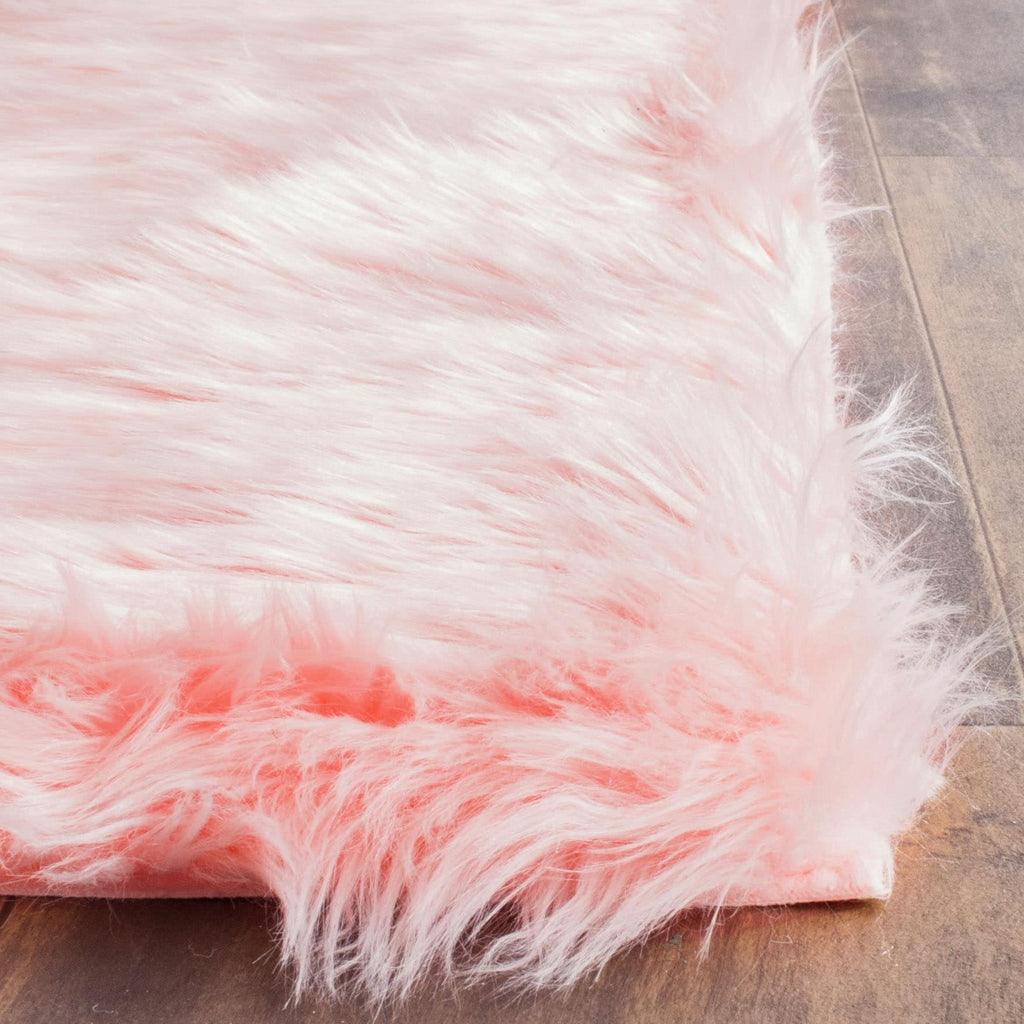 Tapis SAFAVIEH en fausse peau de mouton et soie, épaisseur 2,4 pouces
