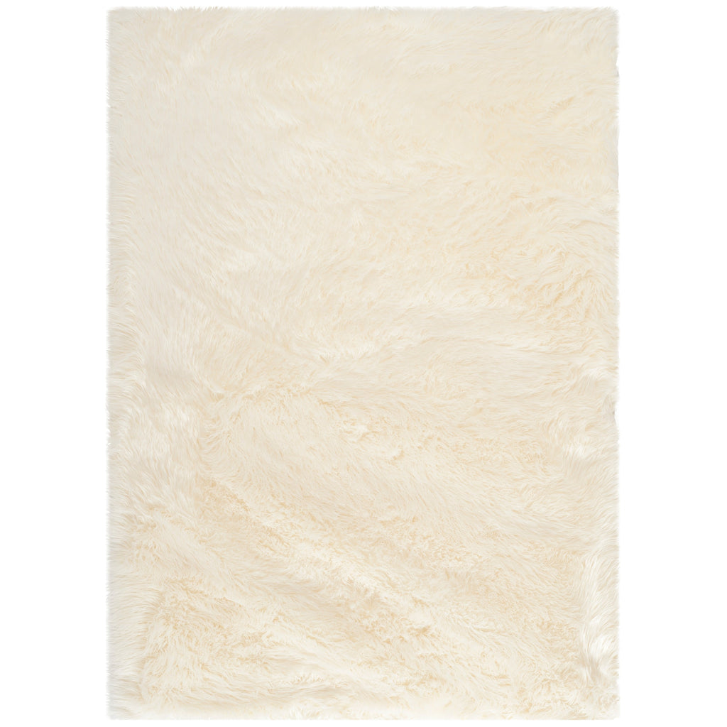 Tapis SAFAVIEH en fausse peau de mouton et soie, épaisseur 2,4 pouces