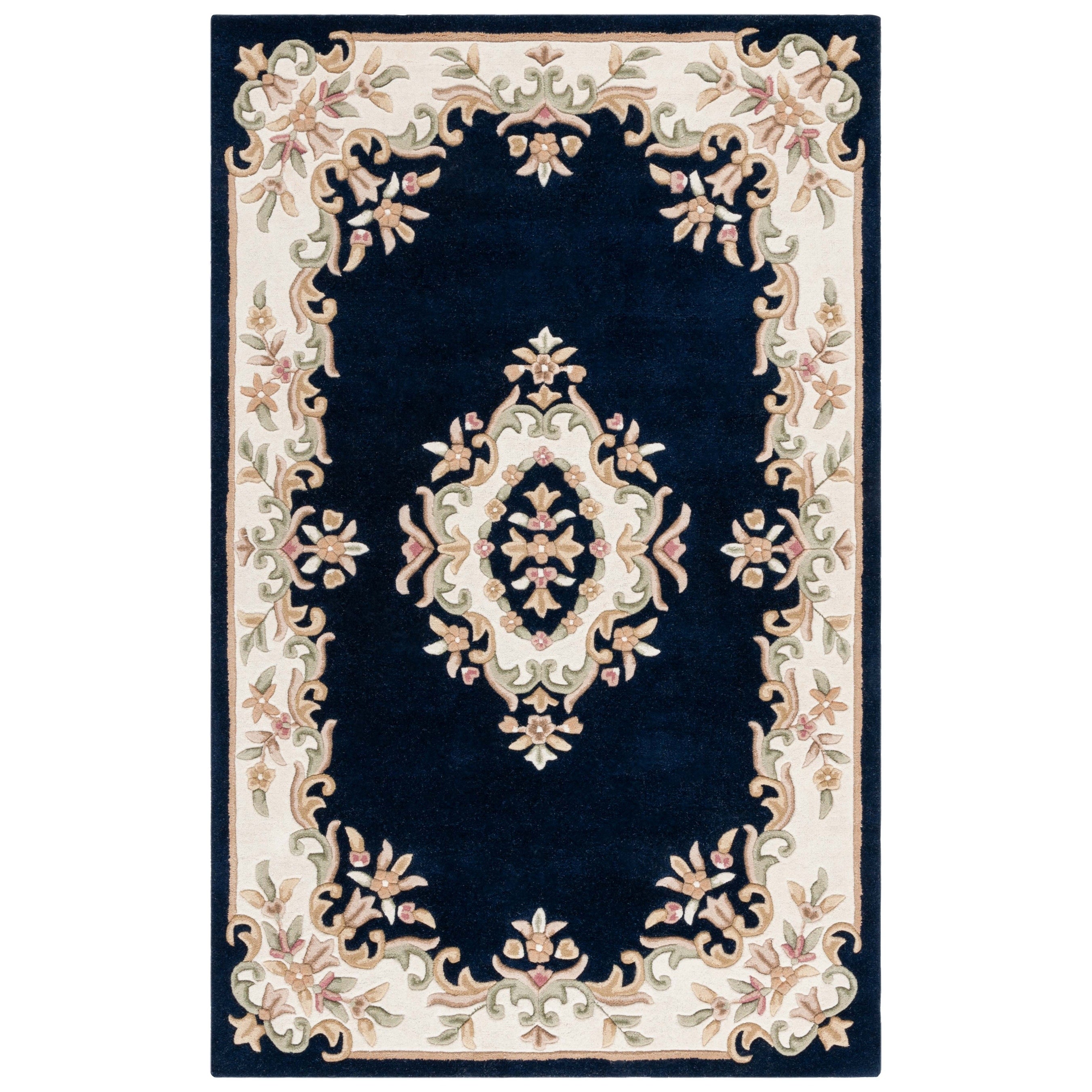 Tapis traditionnel en laine Aubusson Hale fait main SAFAVIEH.